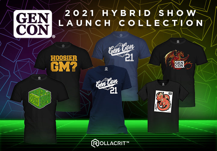 Rollacrit is the Official Merchandise Partner of Gen Con 2021