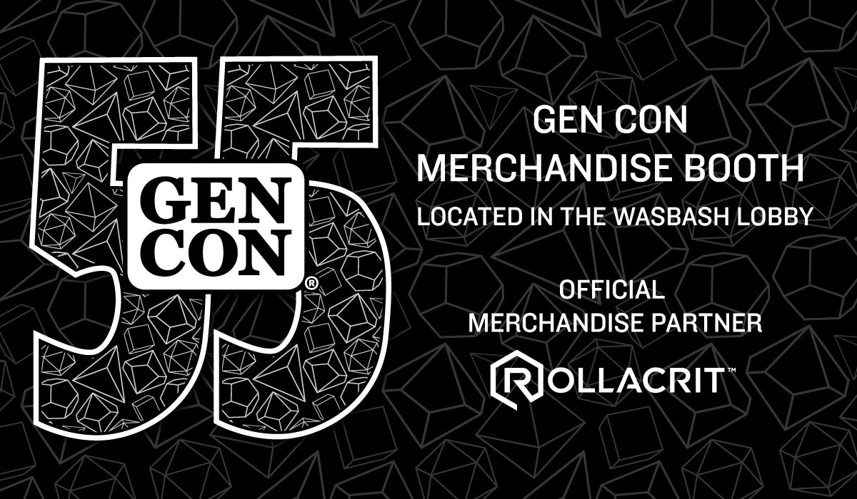 Rollacrit Official Merch Partner of Gen Con 2022 | Rollacrit News