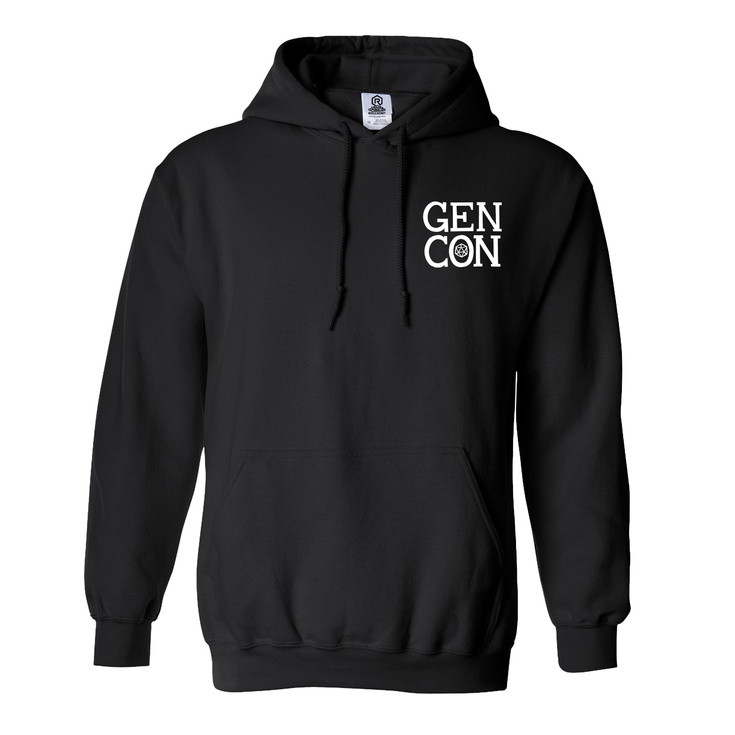 Gen Con 2025 Genevieve Scroll Woodblock Pullover Hoodie | Rollacrit