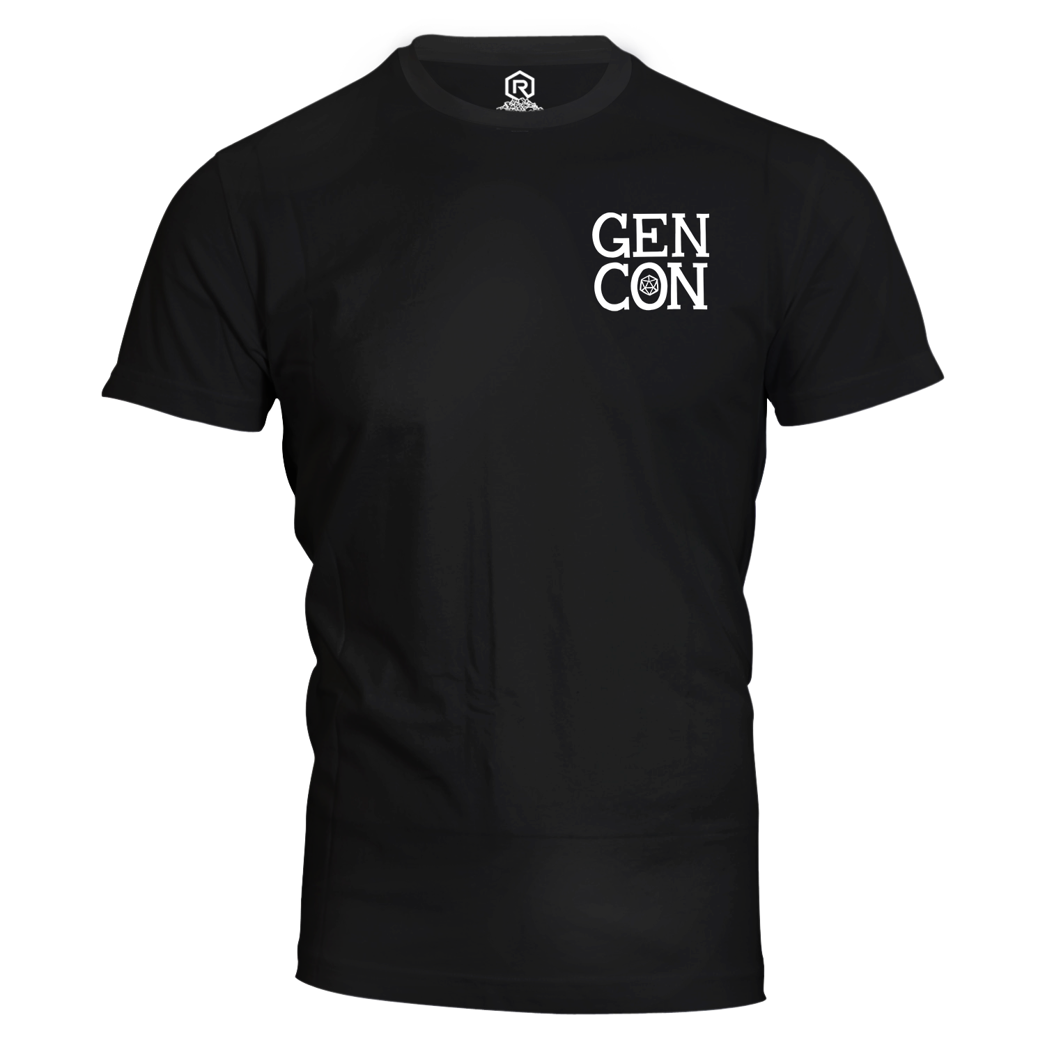 Gen Con 2025 Genevieve Scroll Woodblock T-Shirt | Rollacrit