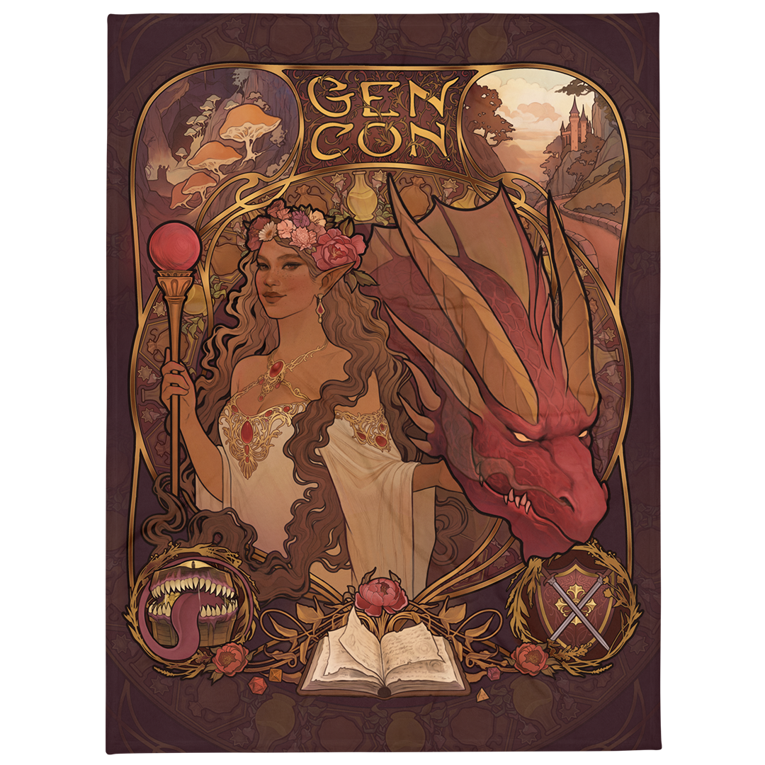 Gen Con 2025 Program Book Blanket | Rollacrit