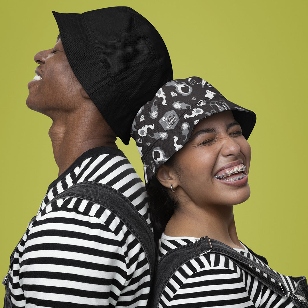 Gen Con 2025 Reversible Dragon Action Bucket Hat | Rollacrit