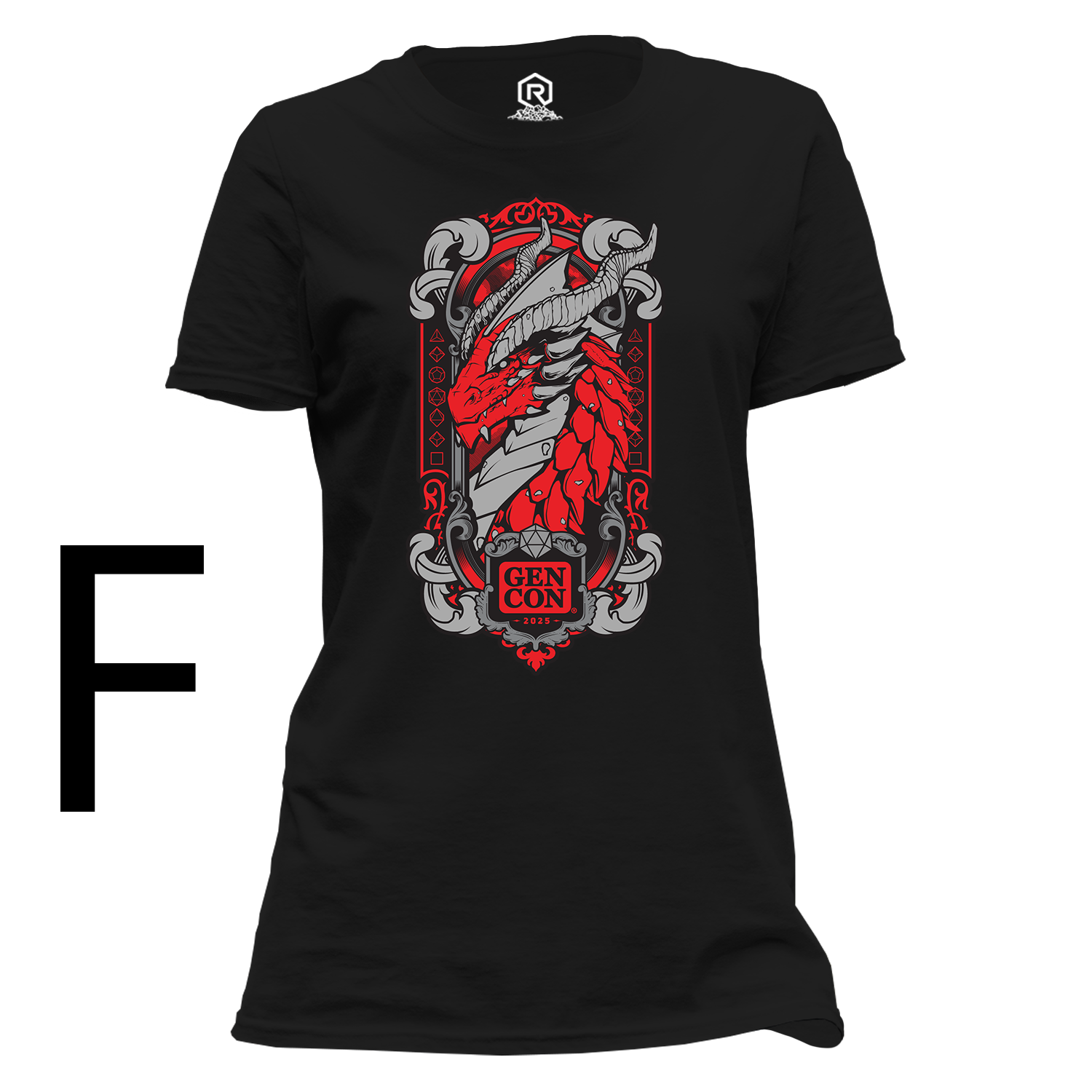 Gen Con 2025 x Hydro74 Genevieve Emblem Femme T-Shirt | Rollacrit