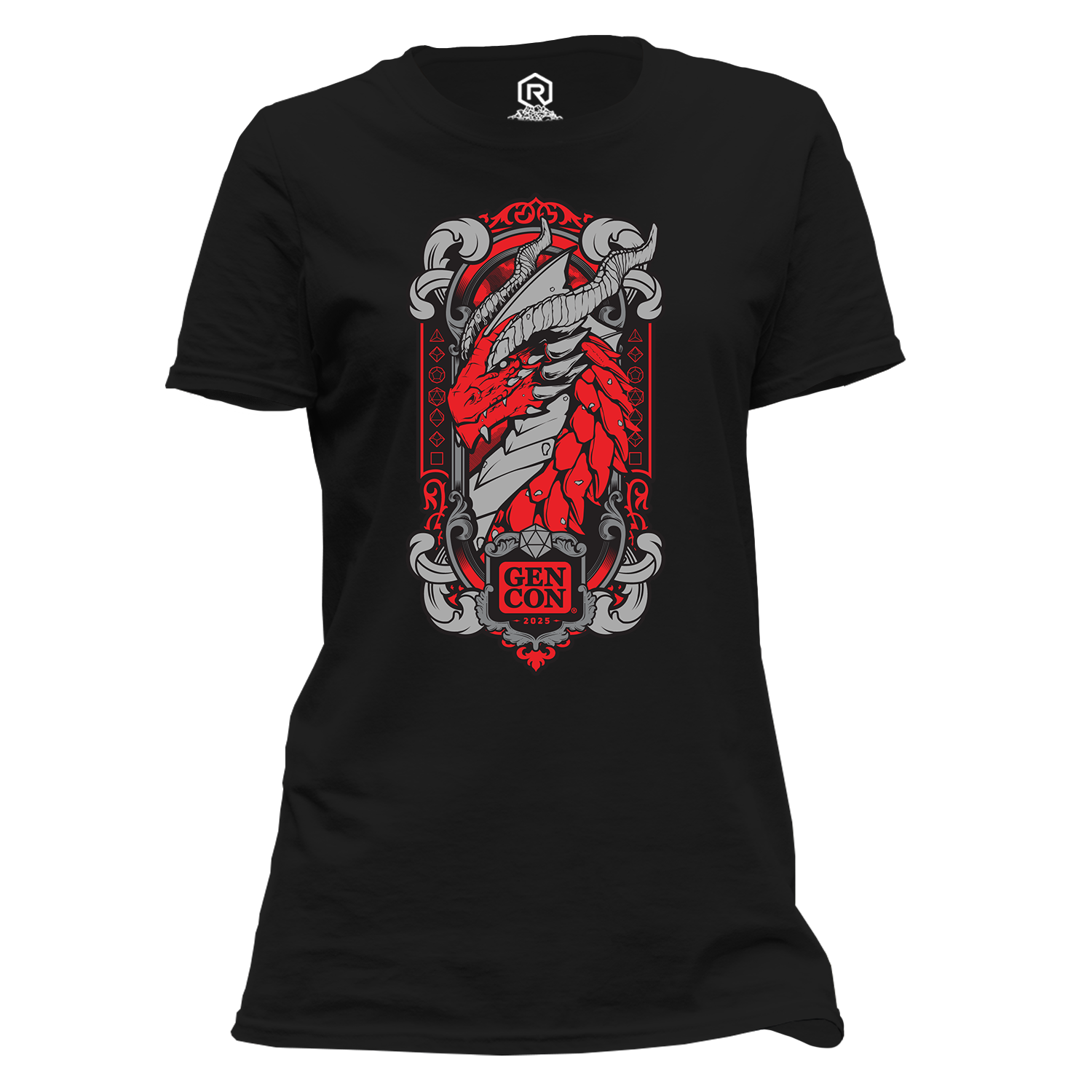 Gen Con 2025 x Hydro74 Genevieve Emblem Femme T-Shirt | Rollacrit
