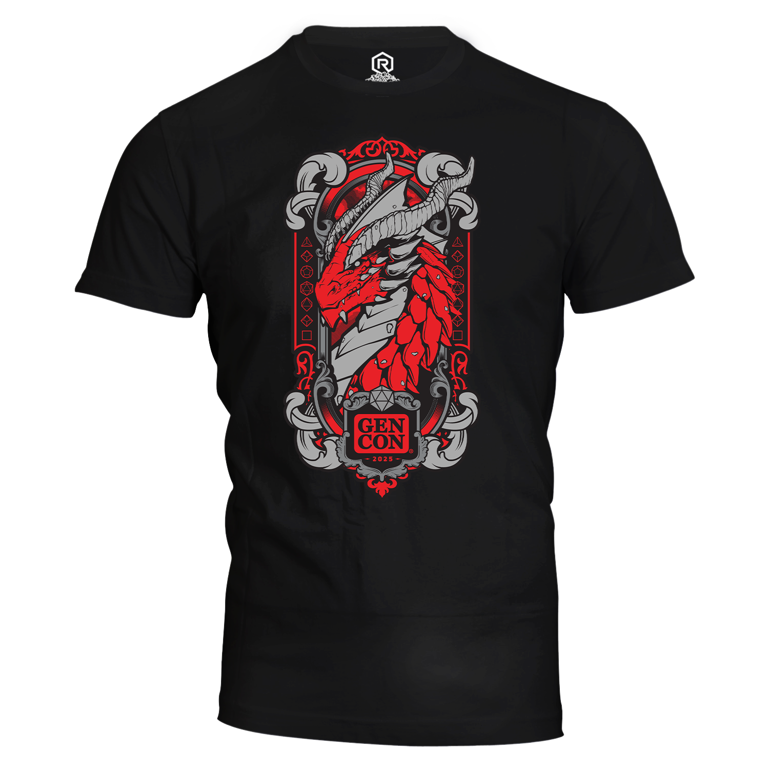 Gen Con 2025 x Hydro74 Genevieve Emblem T-Shirt | Rollacrit