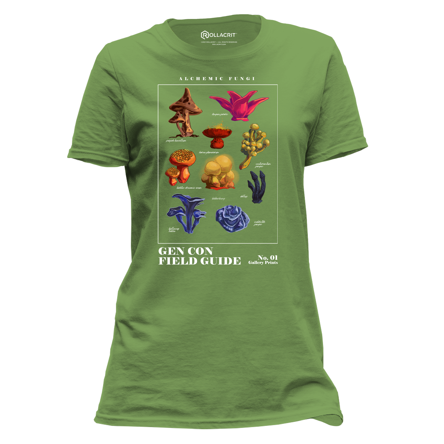 Gen Con Alchemic Fungi Femme T-Shirt | Rollacrit