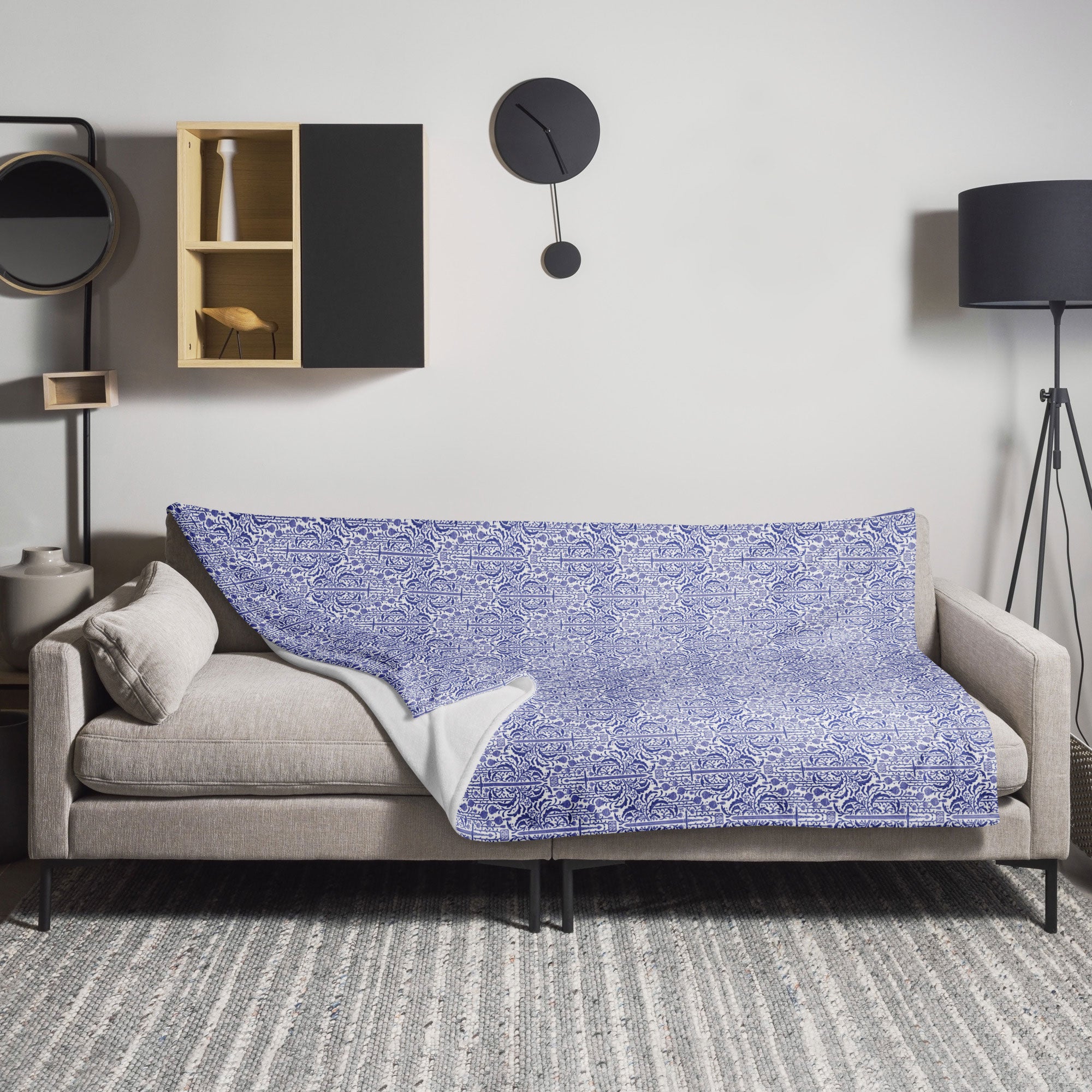 Gen Con Floral Sword Pattern Blanket | Rollacrit