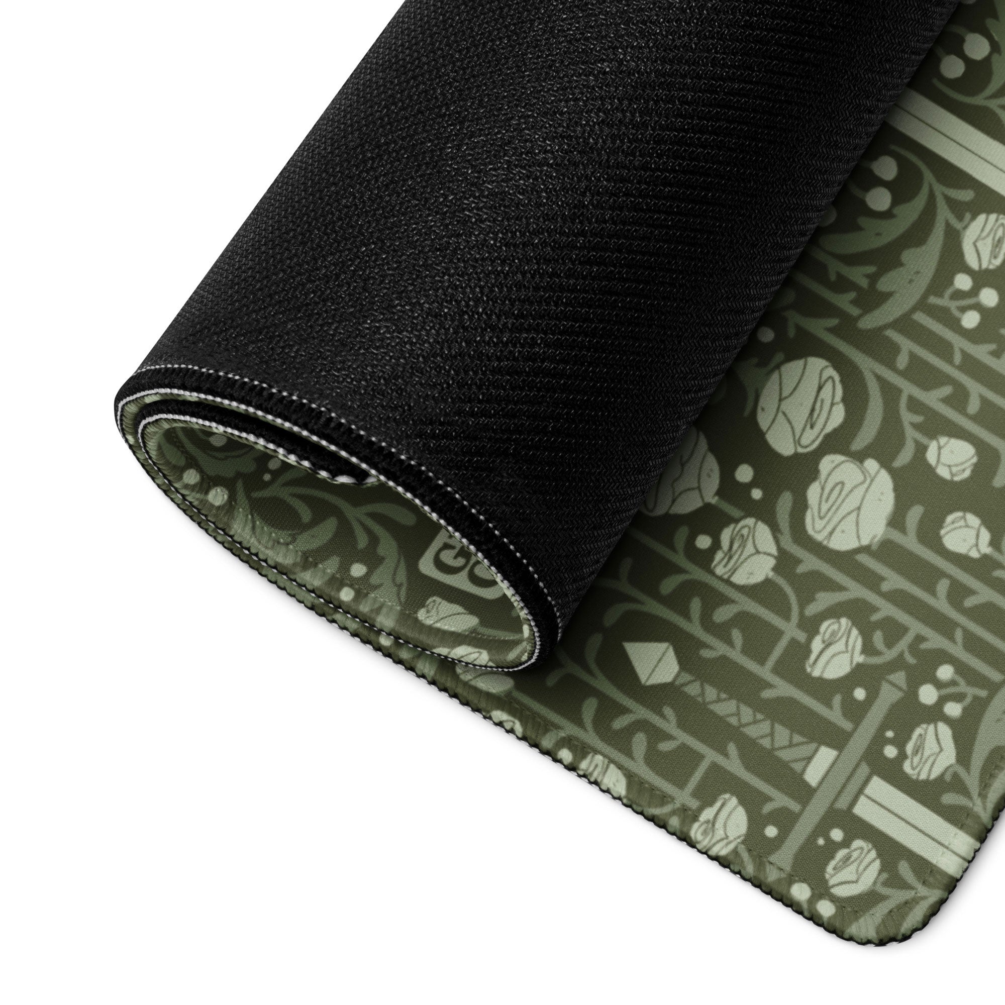 Gen Con Floral Sword Pattern Mouse Pad | Rollacrit