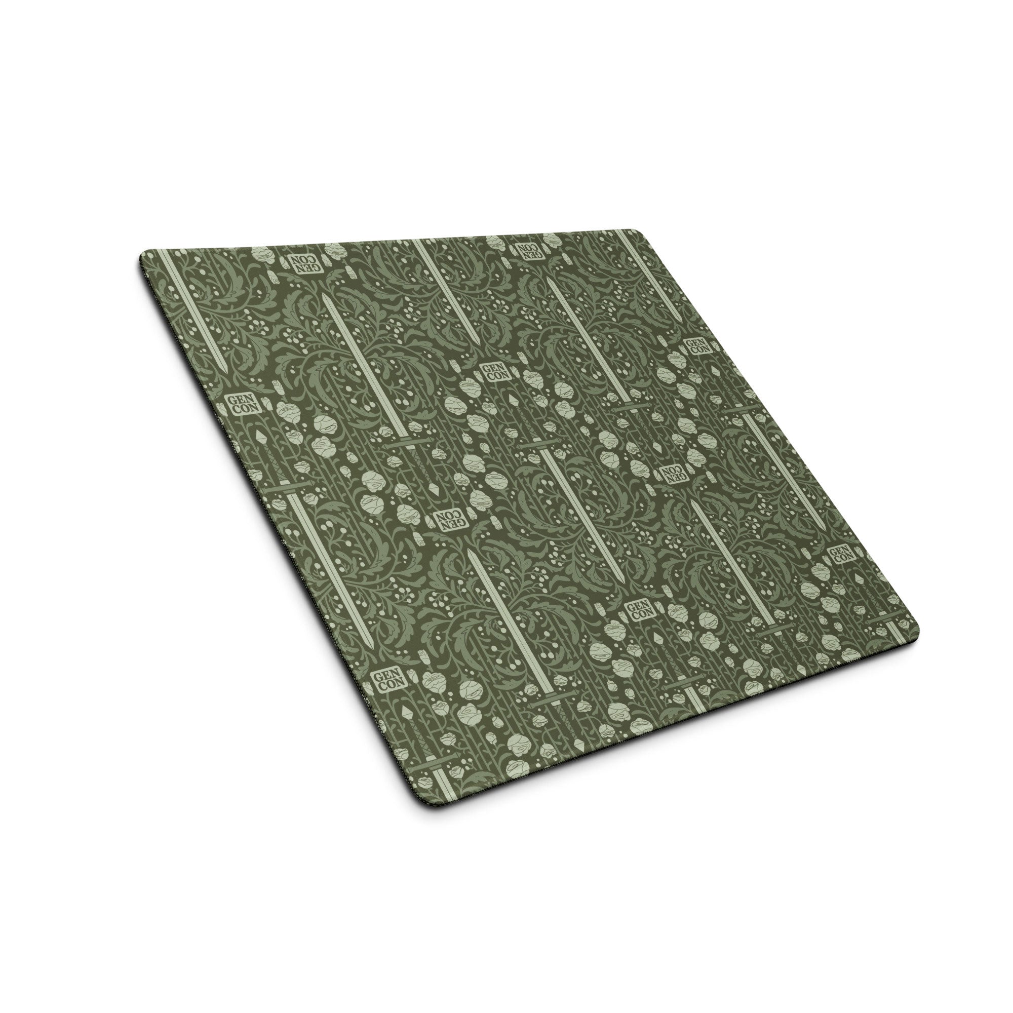Gen Con Floral Sword Pattern Mouse Pad | Rollacrit