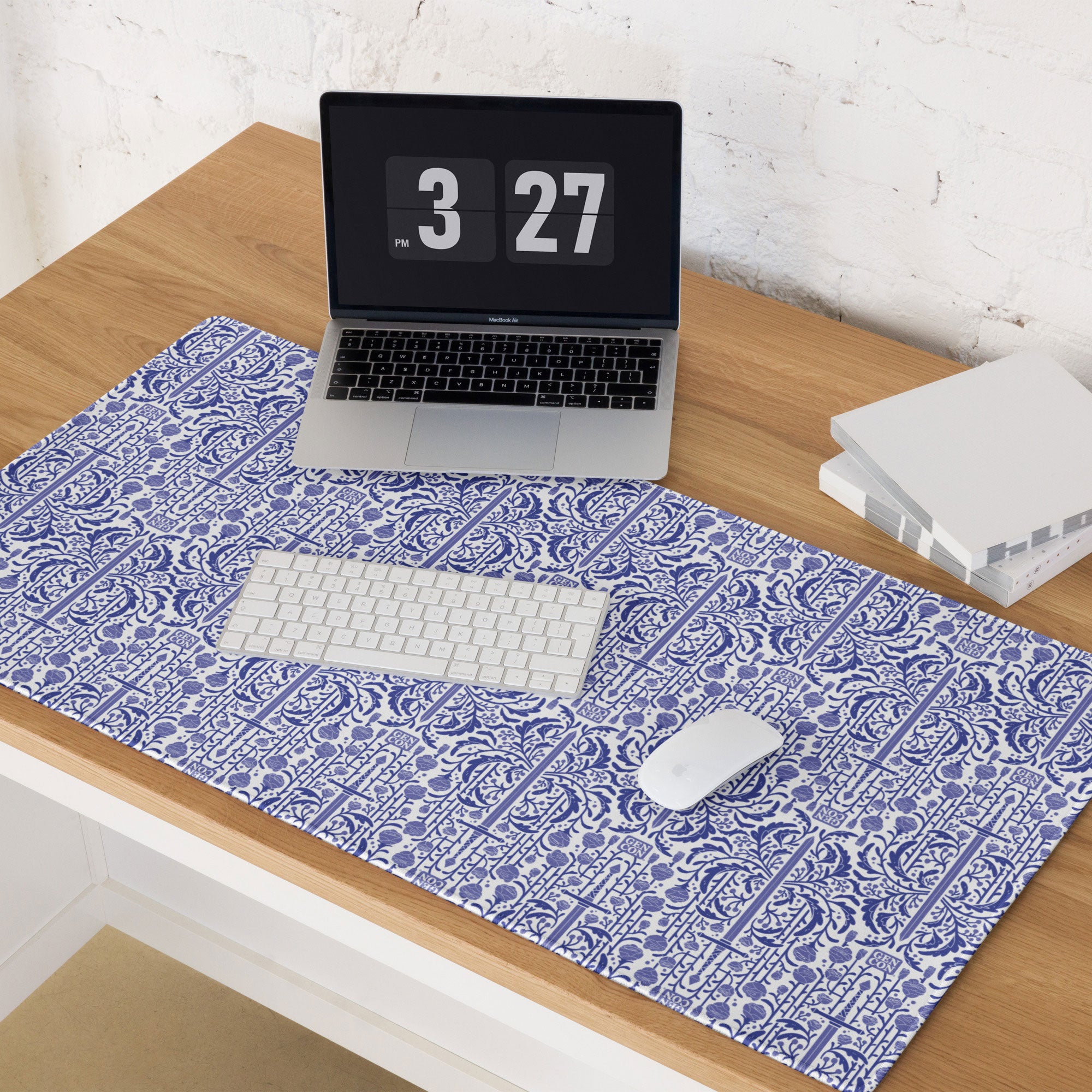 Gen Con Floral Sword Pattern Mouse Pad | Rollacrit