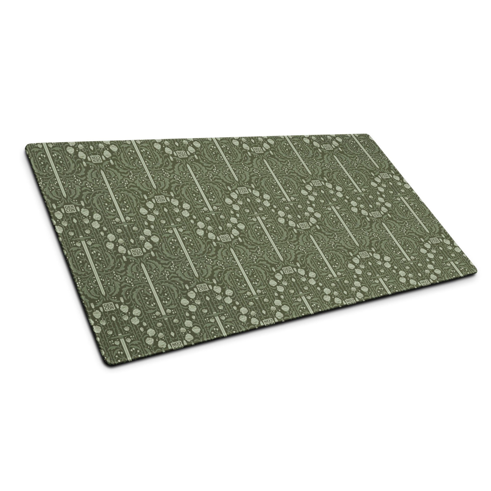 Gen Con Floral Sword Pattern Mouse Pad | Rollacrit