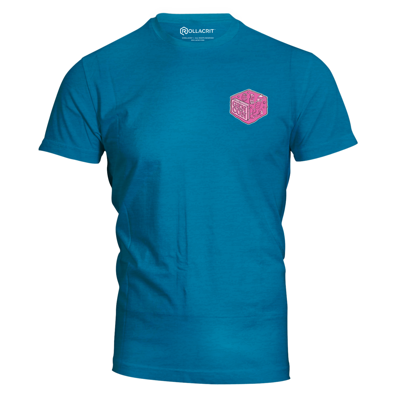 Gen Con Pink Gelatinous Cube T-Shirt | Rollacrit
