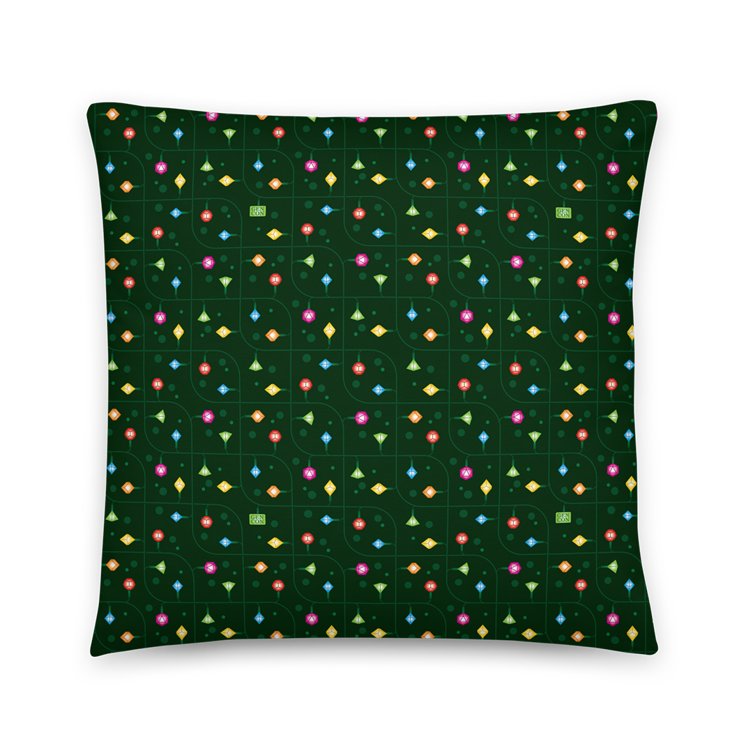 Gen Con String Light Dice Pillow | Rollacrit