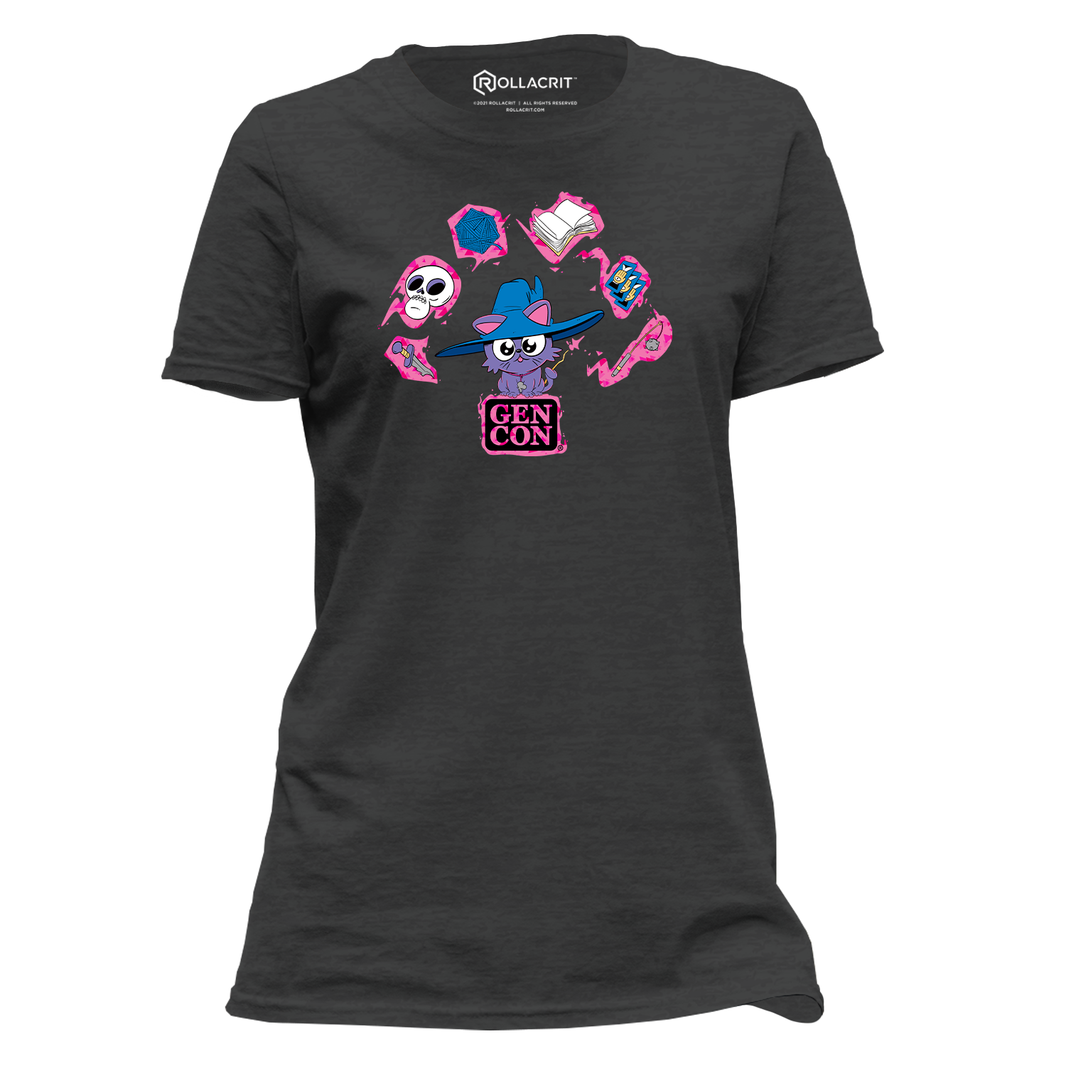 Gen Con My Little Cat Wizard Femme T-Shirt | Rollacrit