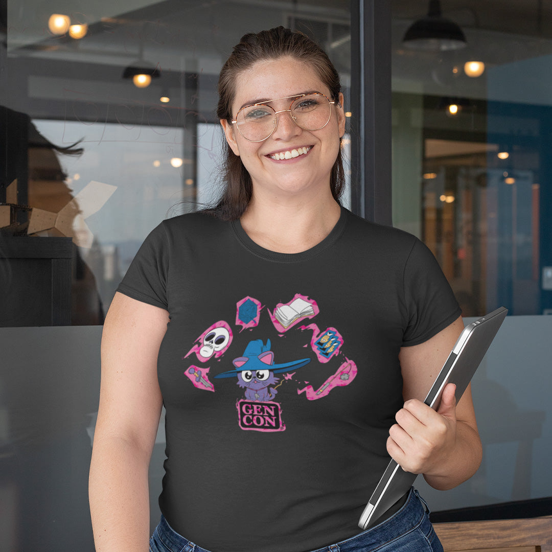Gen Con My Little Cat Wizard Femme T-Shirt | Rollacrit