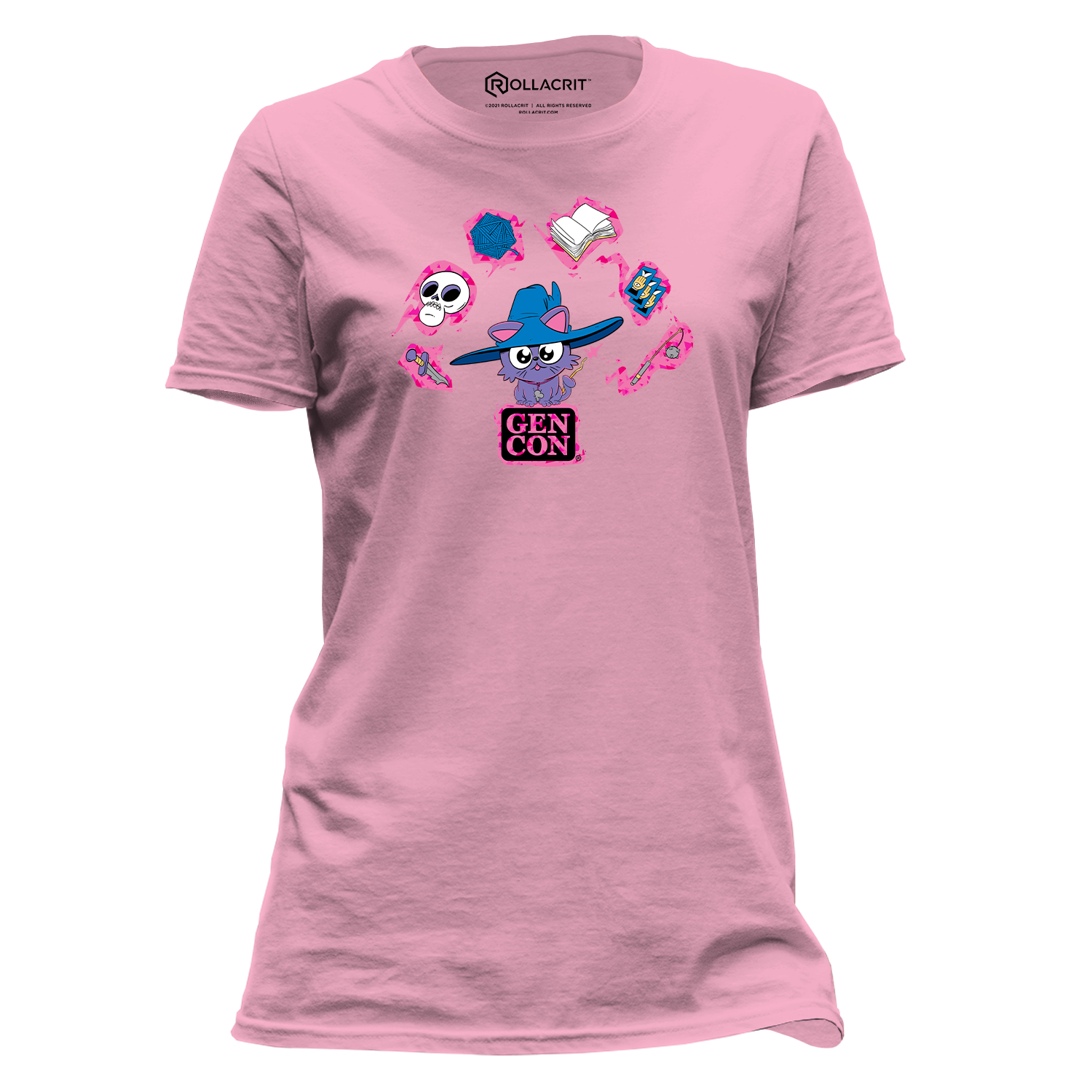 Gen Con My Little Cat Wizard Femme T-Shirt | Rollacrit