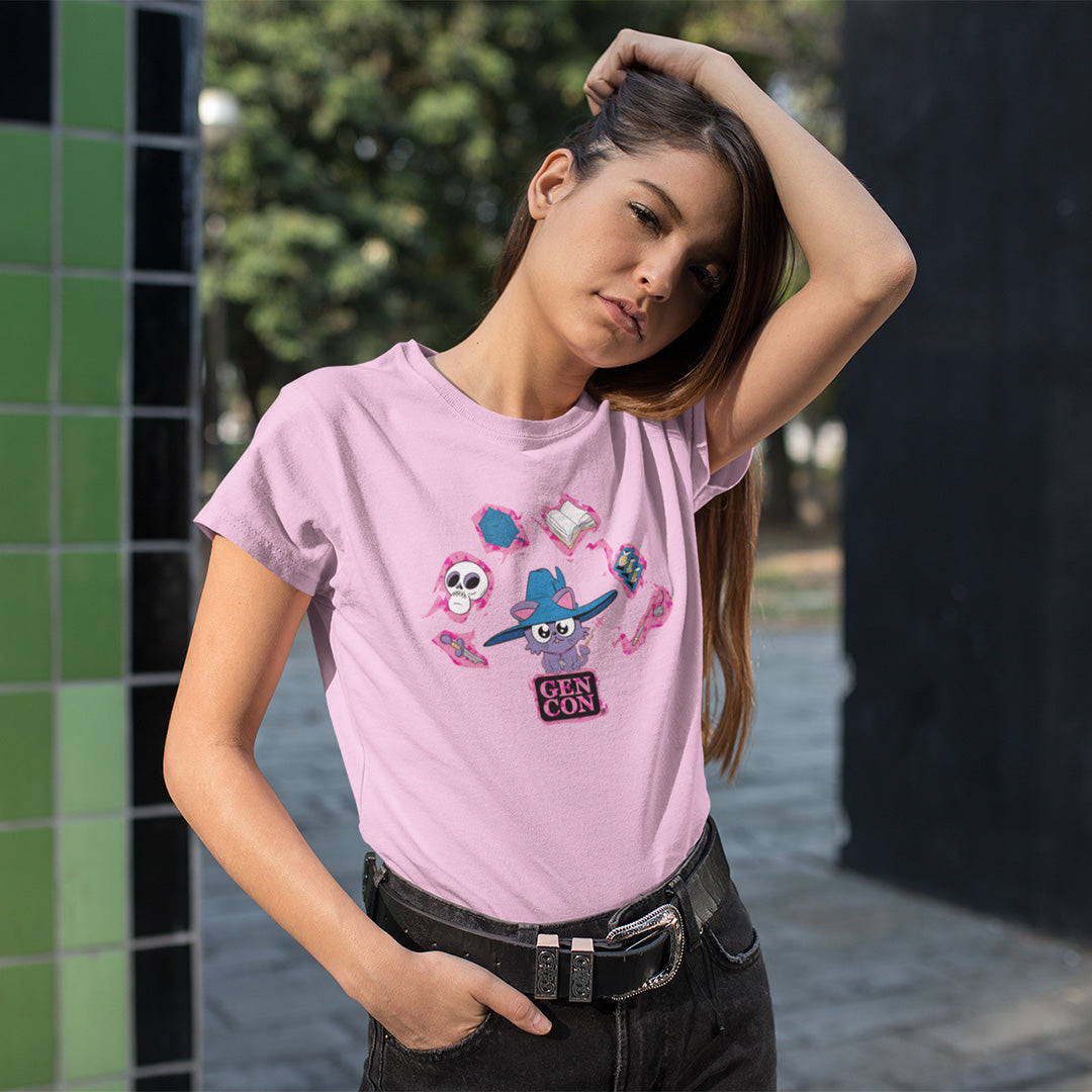 Gen Con My Little Cat Wizard Femme T-Shirt | Rollacrit