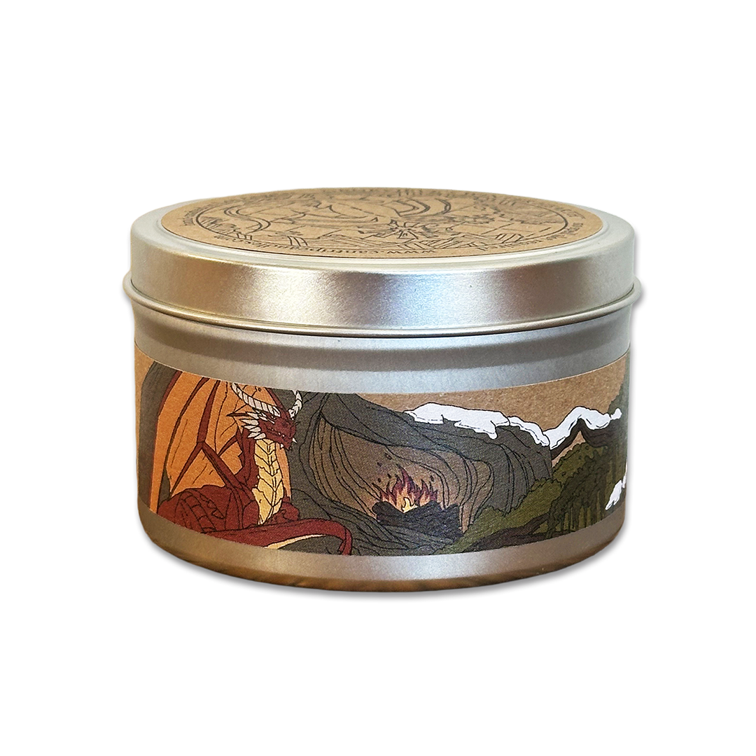 Gen Con x Cantrip Candles Genevieve's Winter Hearth Candle | Rollacrit