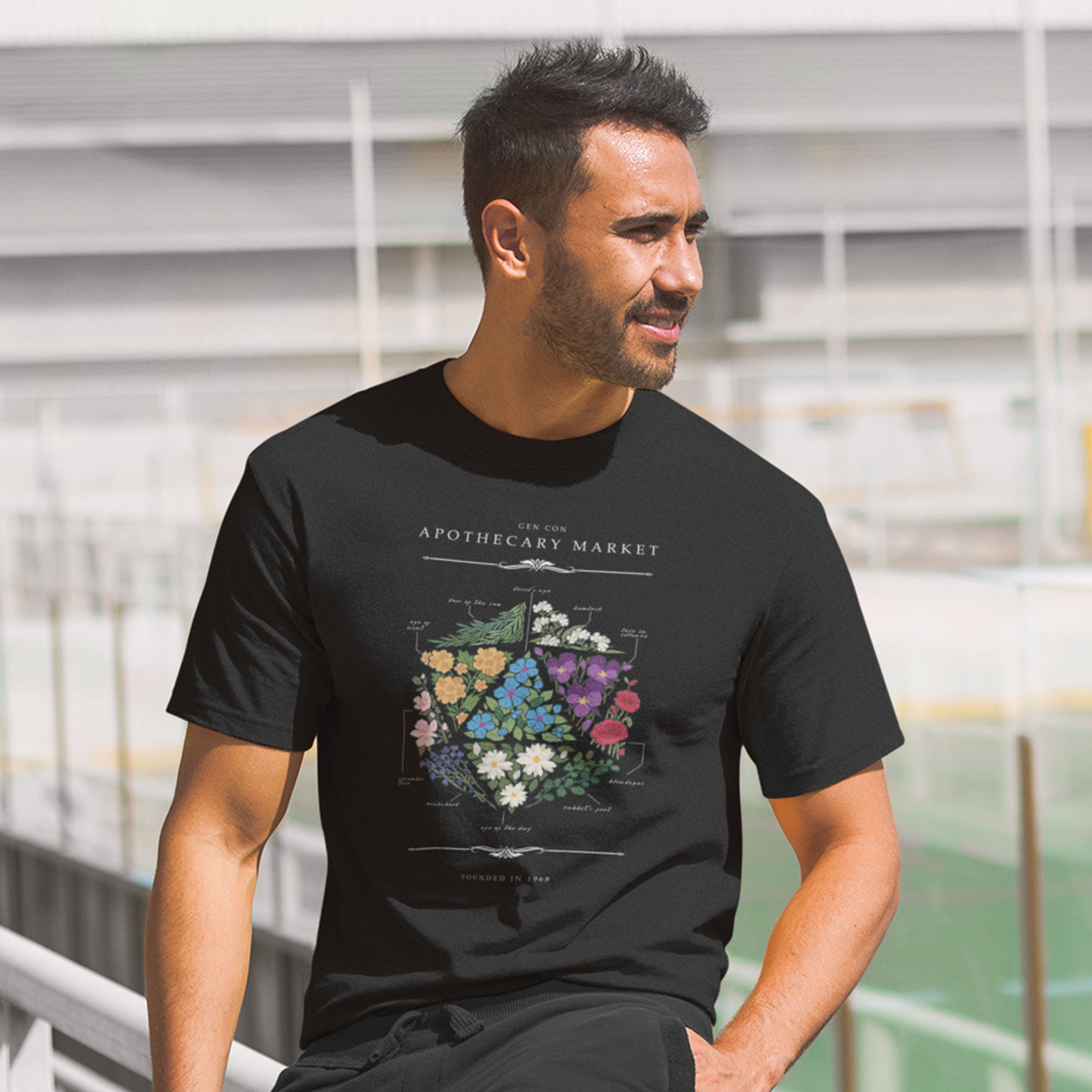 Gen Con Floral d20 T-Shirt | Rollacrit