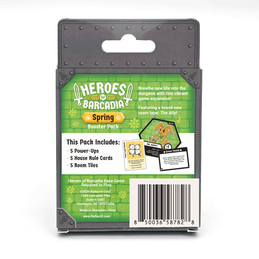 Heroes of Barcadia Spring Booster Pack | Rollacrit