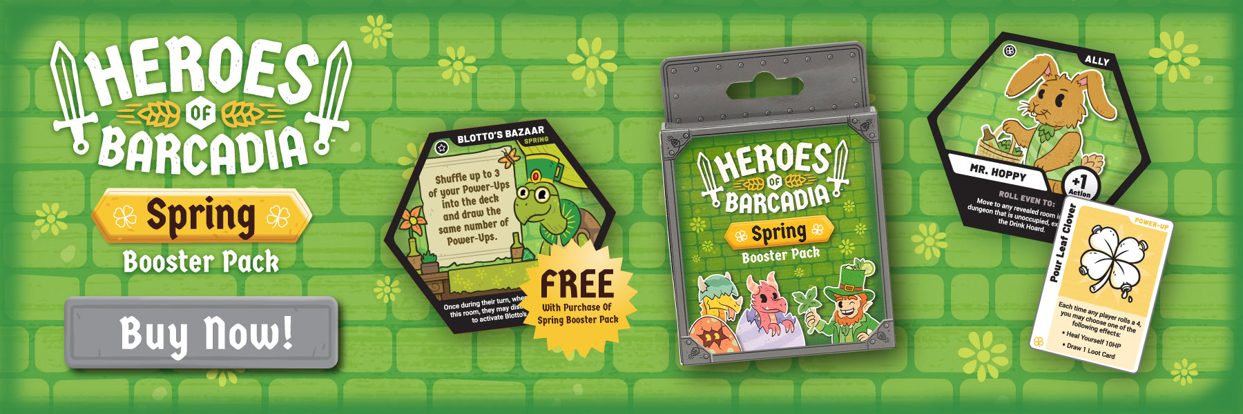Heroes of Barcadia Spring Booster Pack | Rollacrit