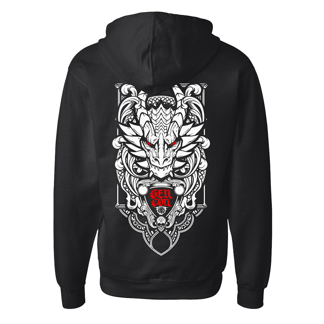 Hydro74 x Gen Con 2025 Genevieve Emblem Zip Down Hoodie | Rollacrit
