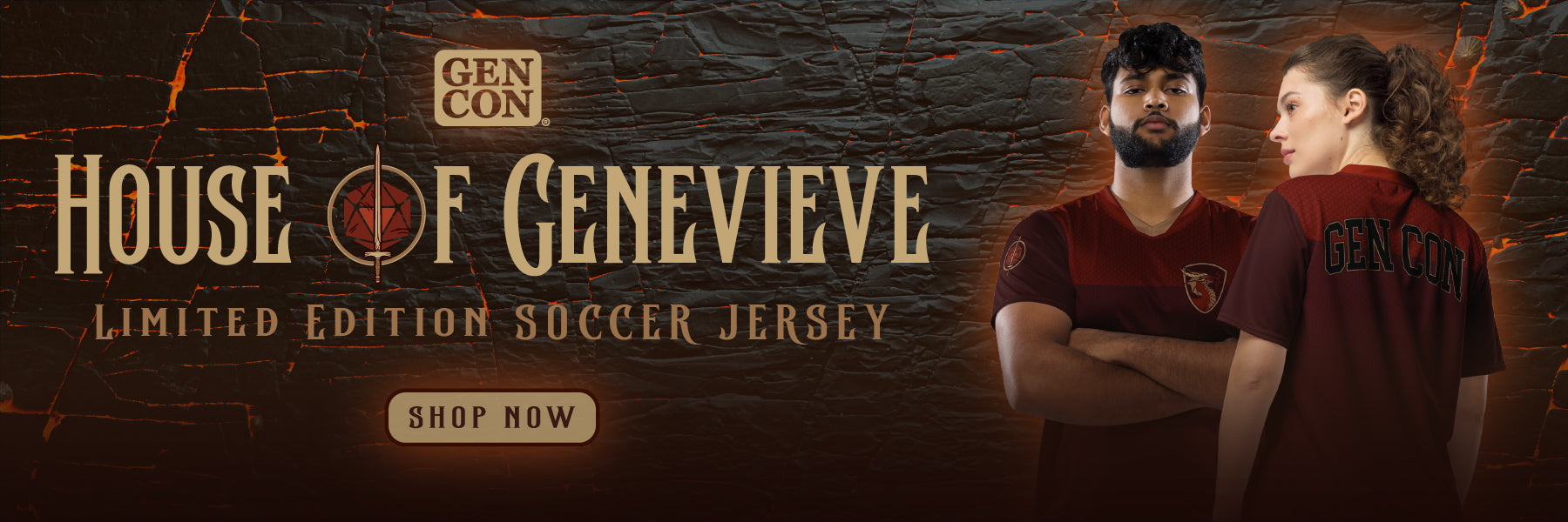 Gen Con 2026 House of Genevieve Limited Edition Soccer Jersey | Rollacrit