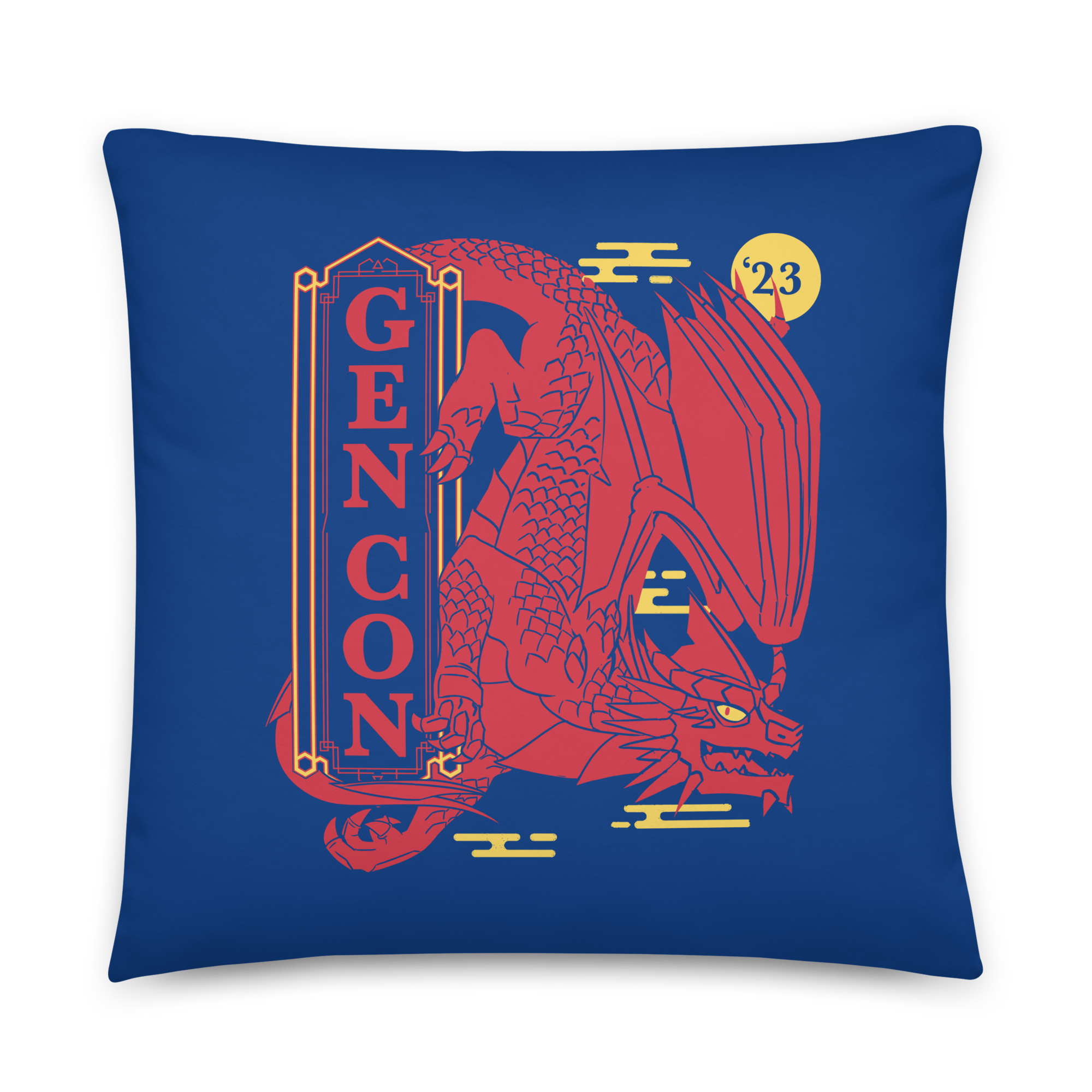 Gen Con Red Dragon Pillow | Rollacrit