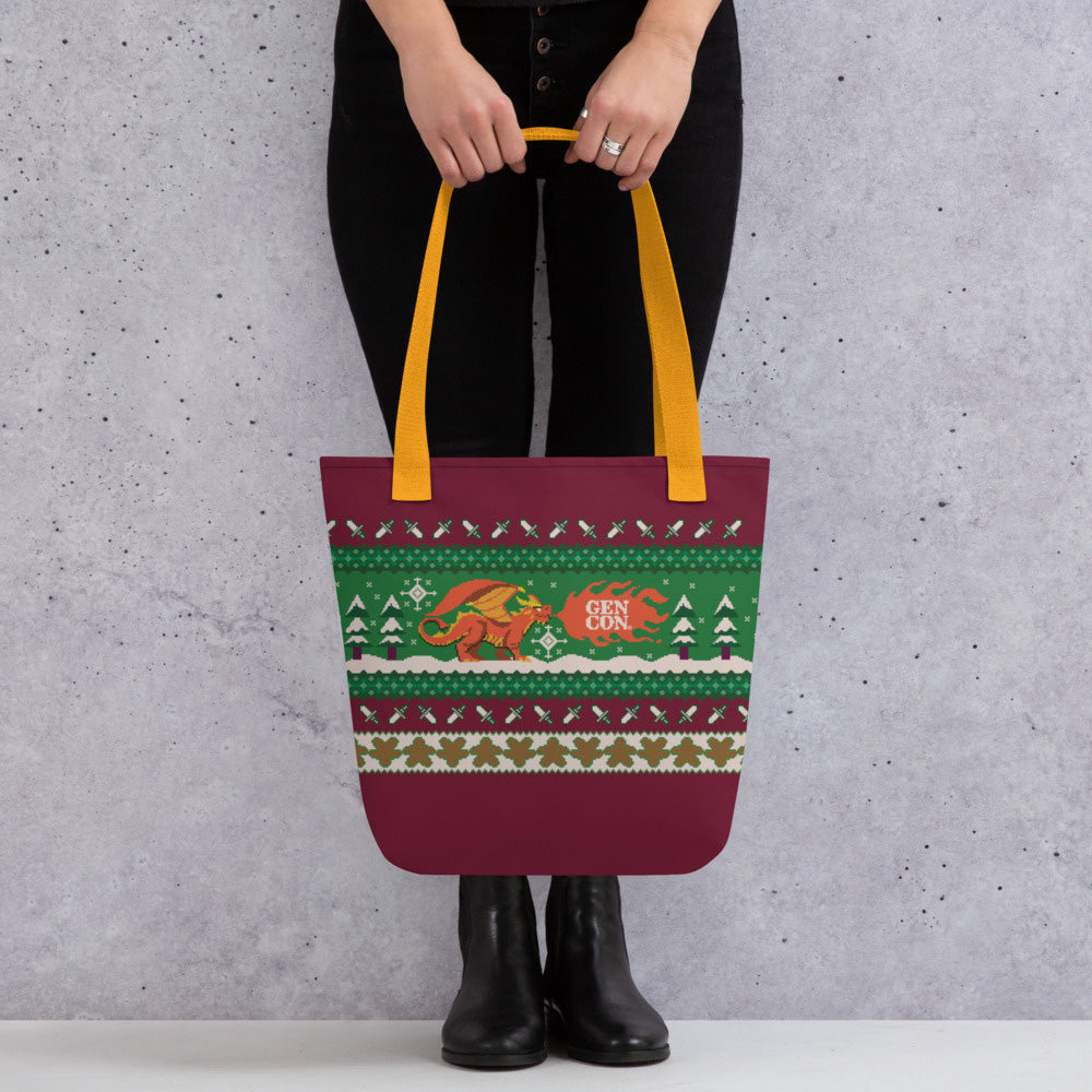 Gen Con 2023 Genevieve Holiday Tote Bag | Rollacrit