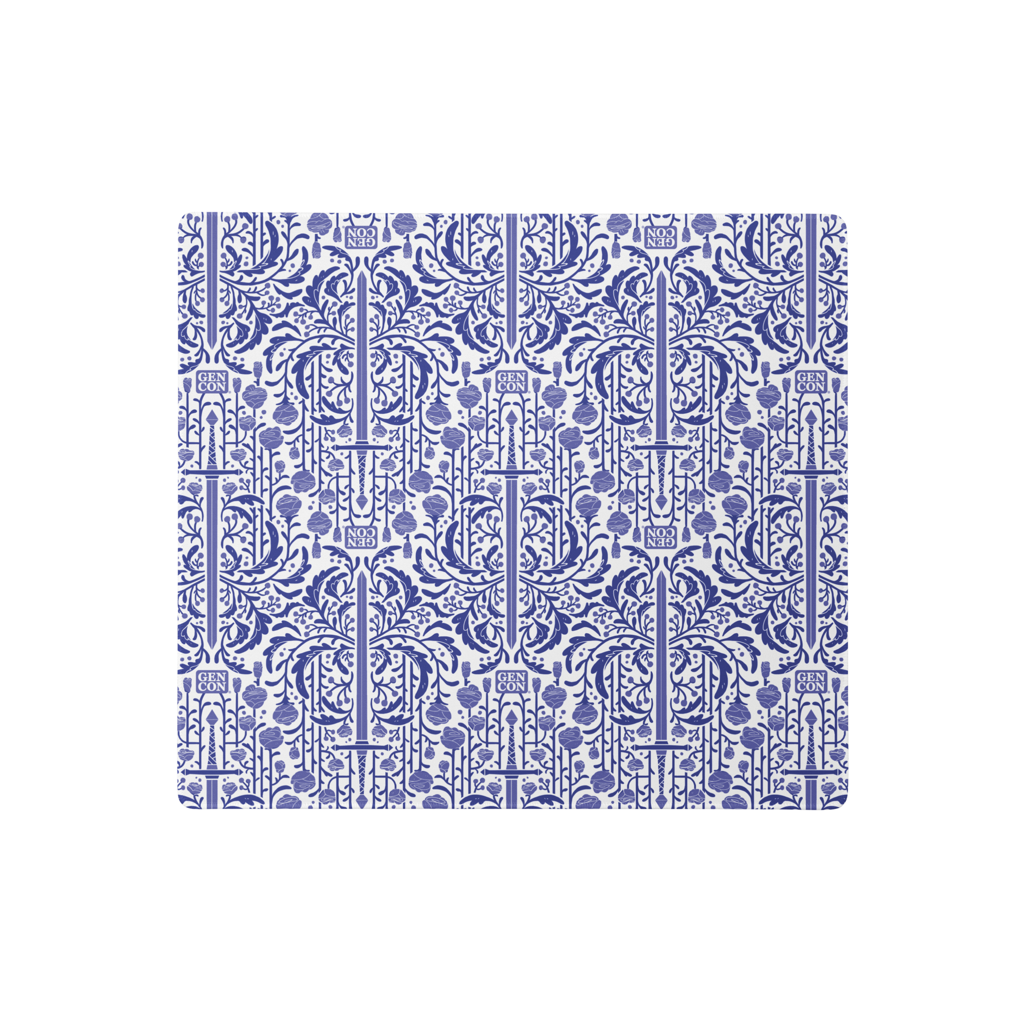 Gen Con Floral Sword Pattern Mouse Pad | Rollacrit