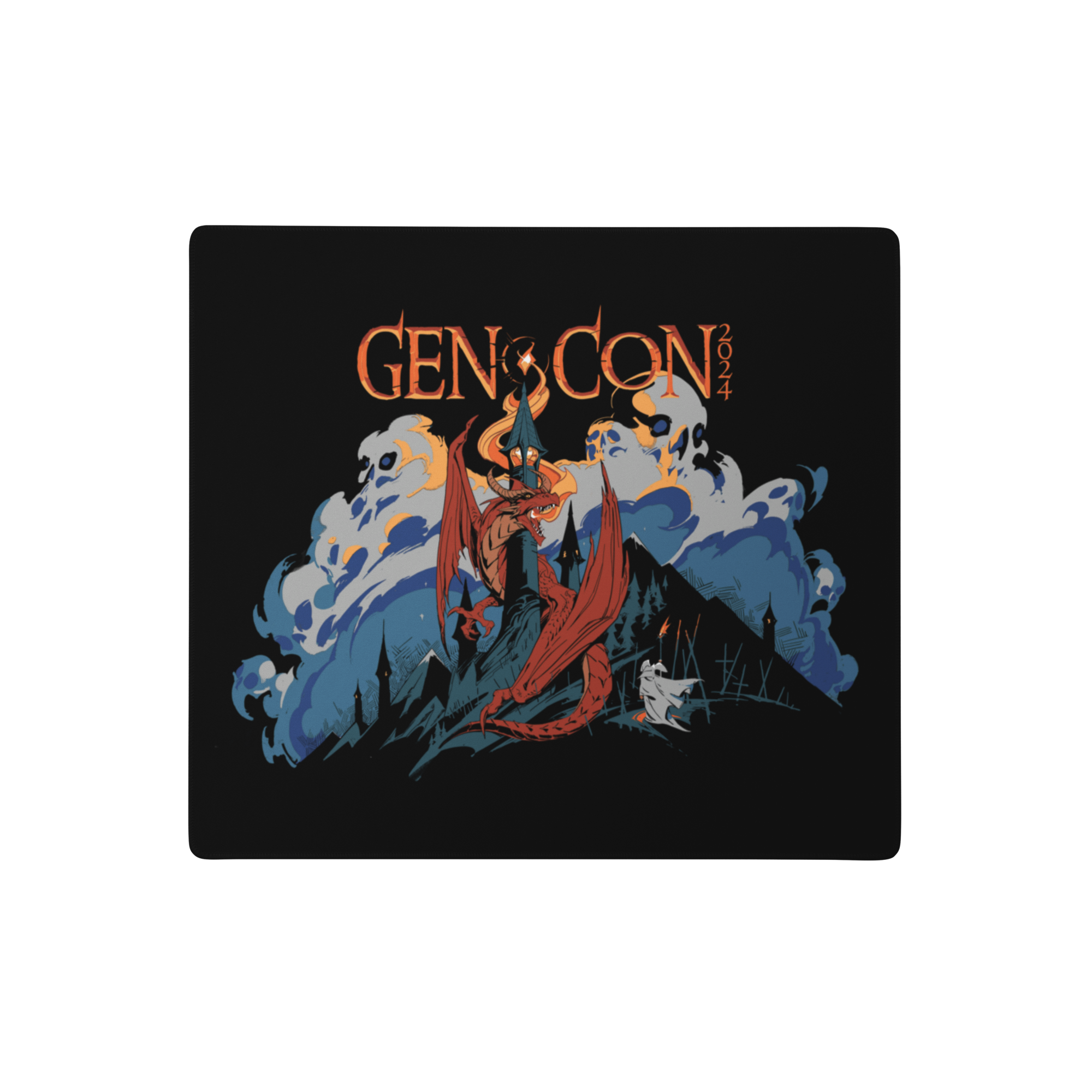 Gen Con Genevieve 2024 Dragon Watch Tower Play Mat | Rollacrit