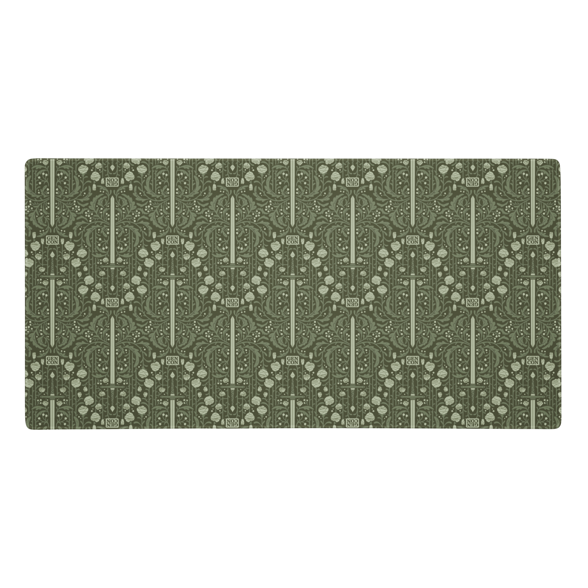 Gen Con Floral Sword Pattern Mouse Pad | Rollacrit
