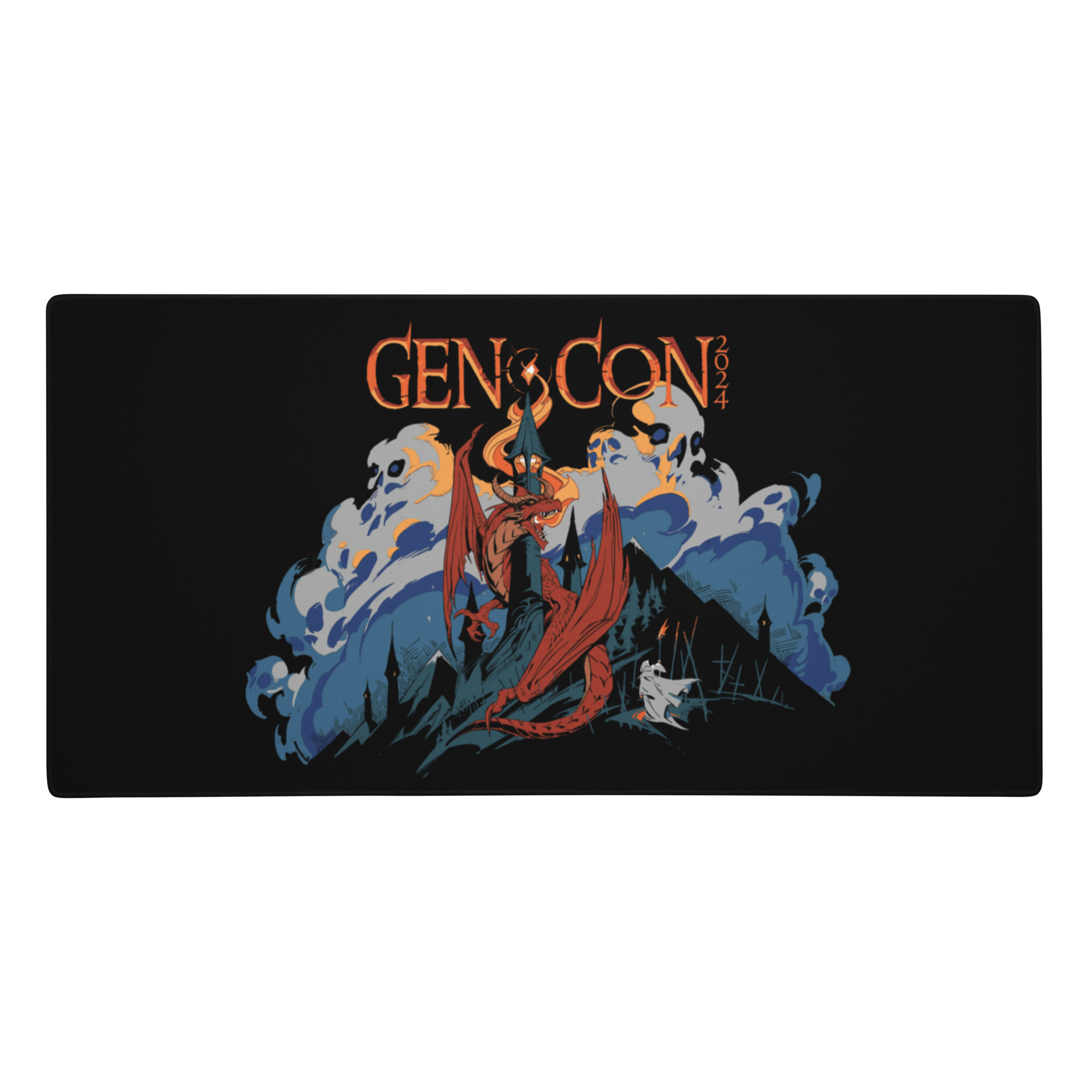 Gen Con Genevieve 2024 Dragon Watch Tower Play Mat | Rollacrit
