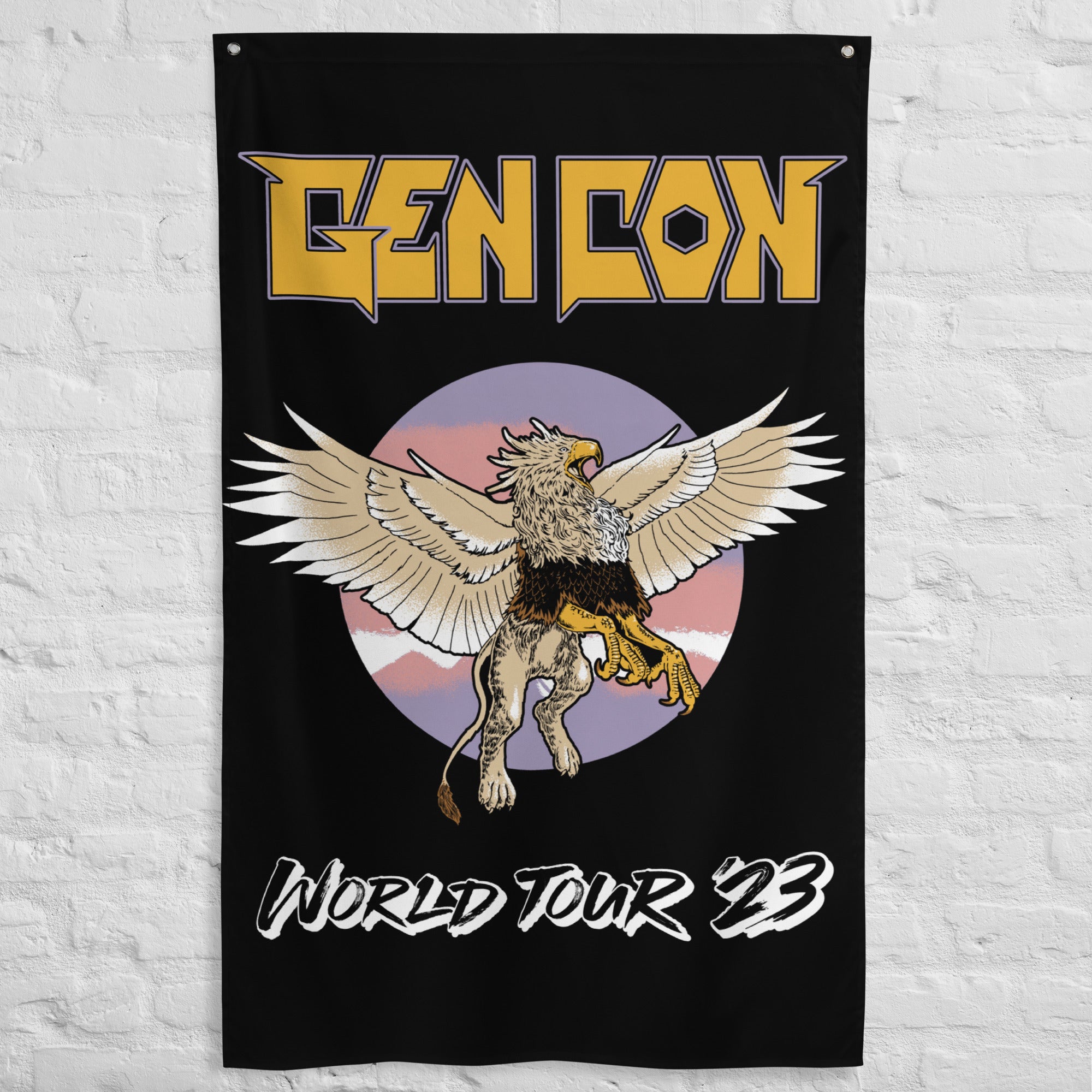 Gen Con 2023 Griffin World Tour Flag | Rollacrit
