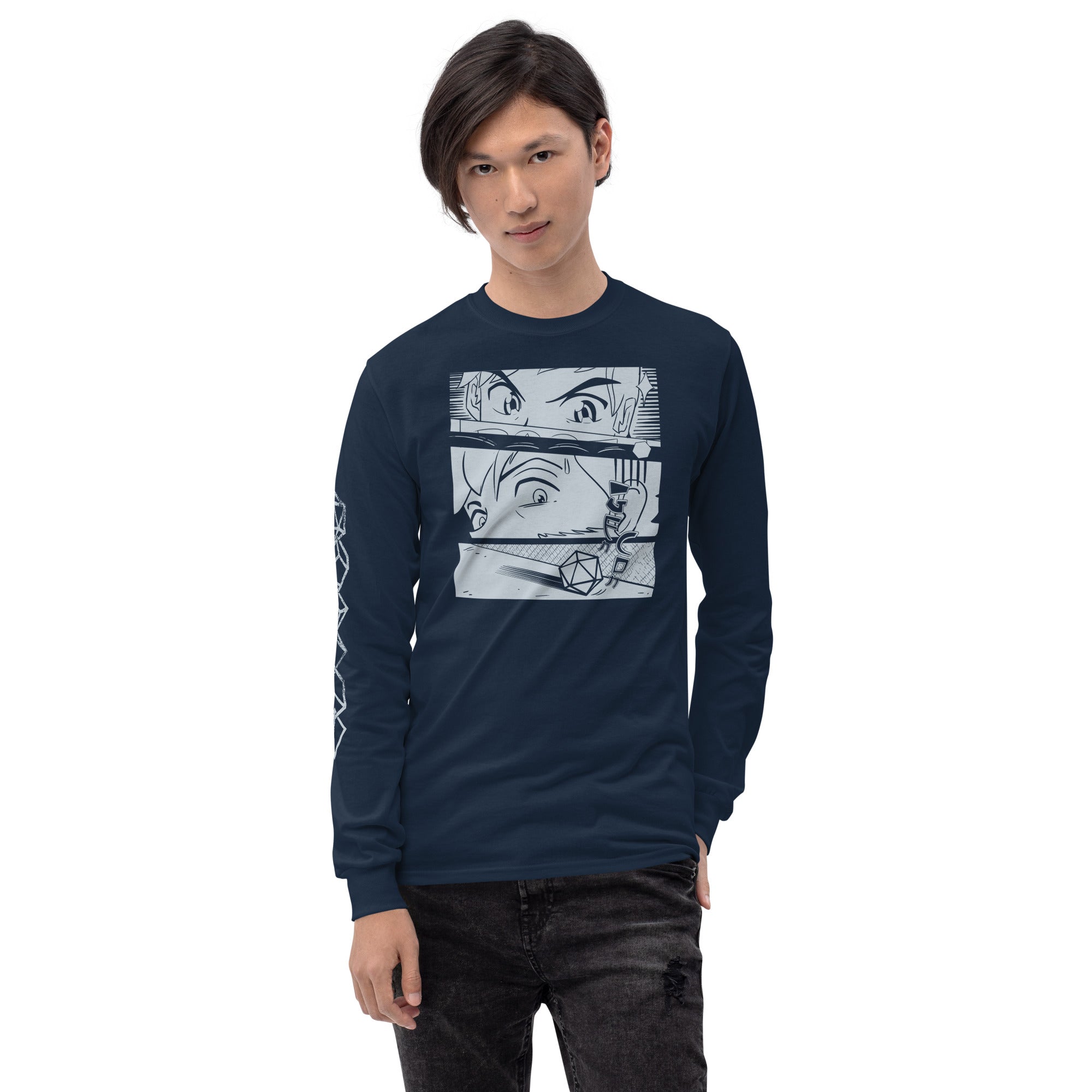 Gen Con Anime Style Triptych Long Sleeve Shirt
