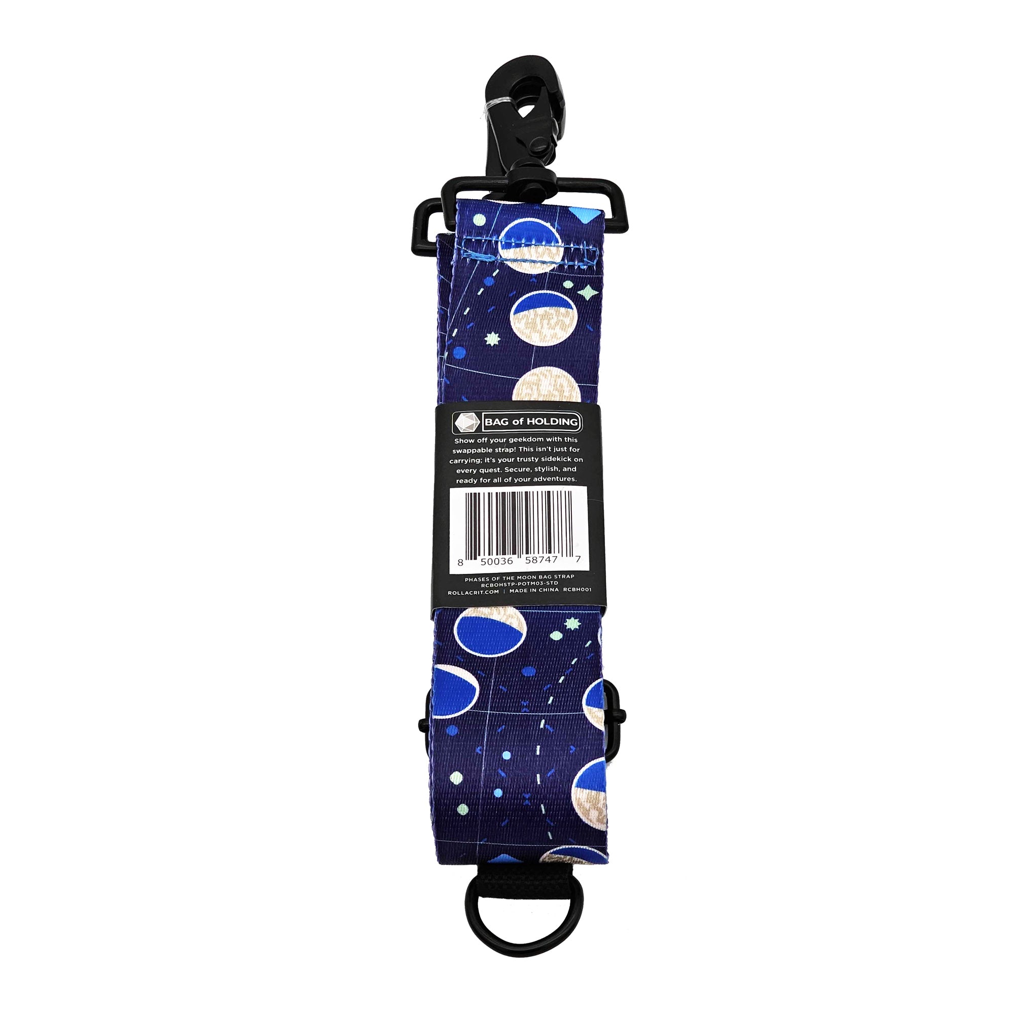 Phases of the Moon 55-inch Bag Strap | Rollacrit