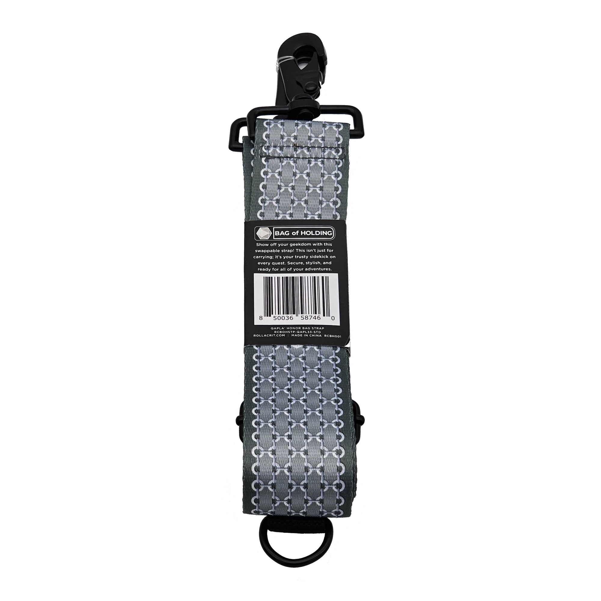 Qapla' Honor 55-inch Intergalactic Bag Strap | Rollacrit