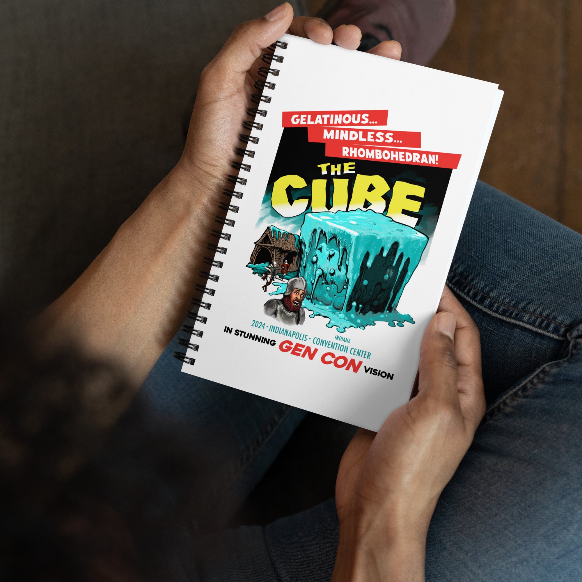 Gen Con "The Cube" Spiral Notebook | Rollacrit