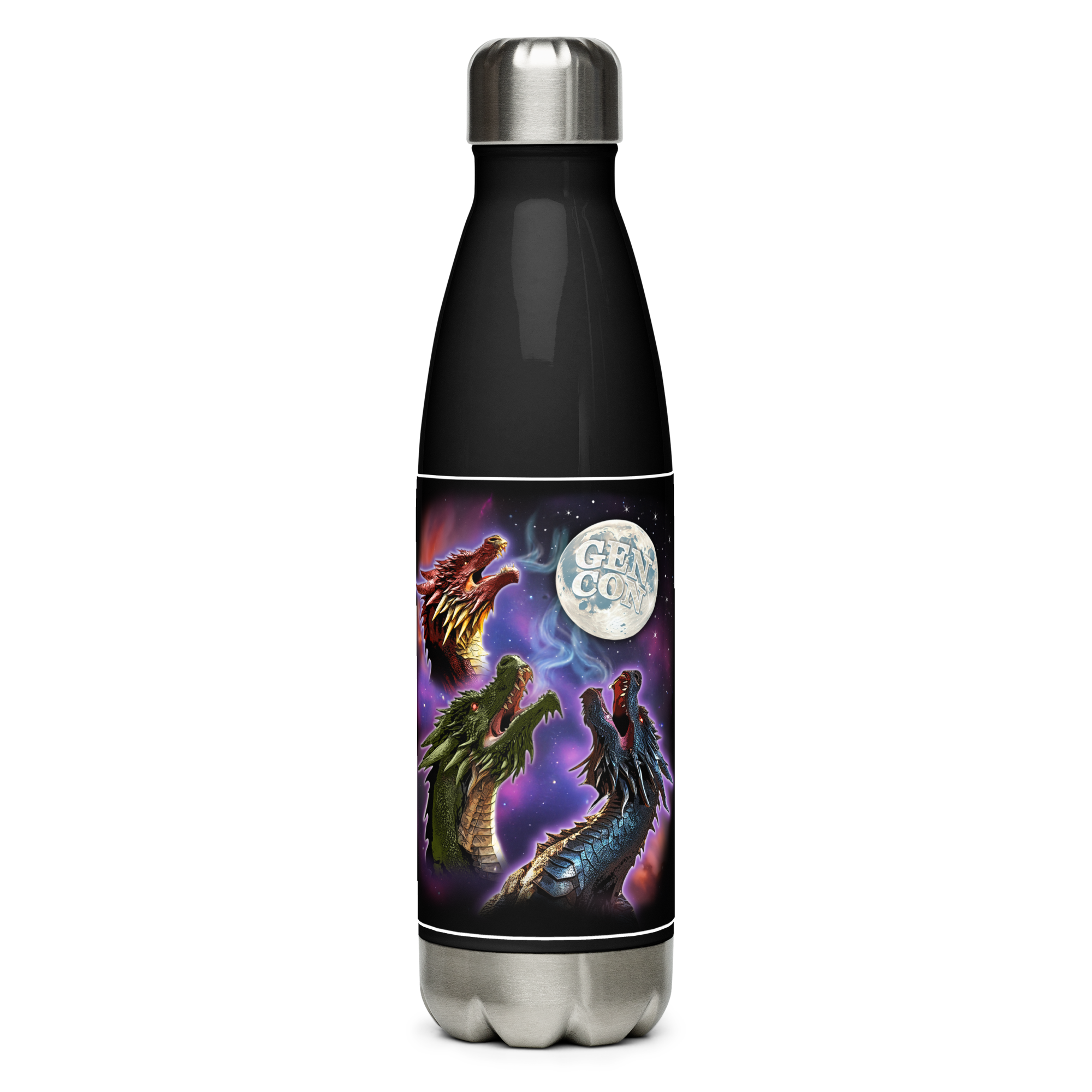 Gen Con Three Dragon Moon Water Bottle | Rollacrit