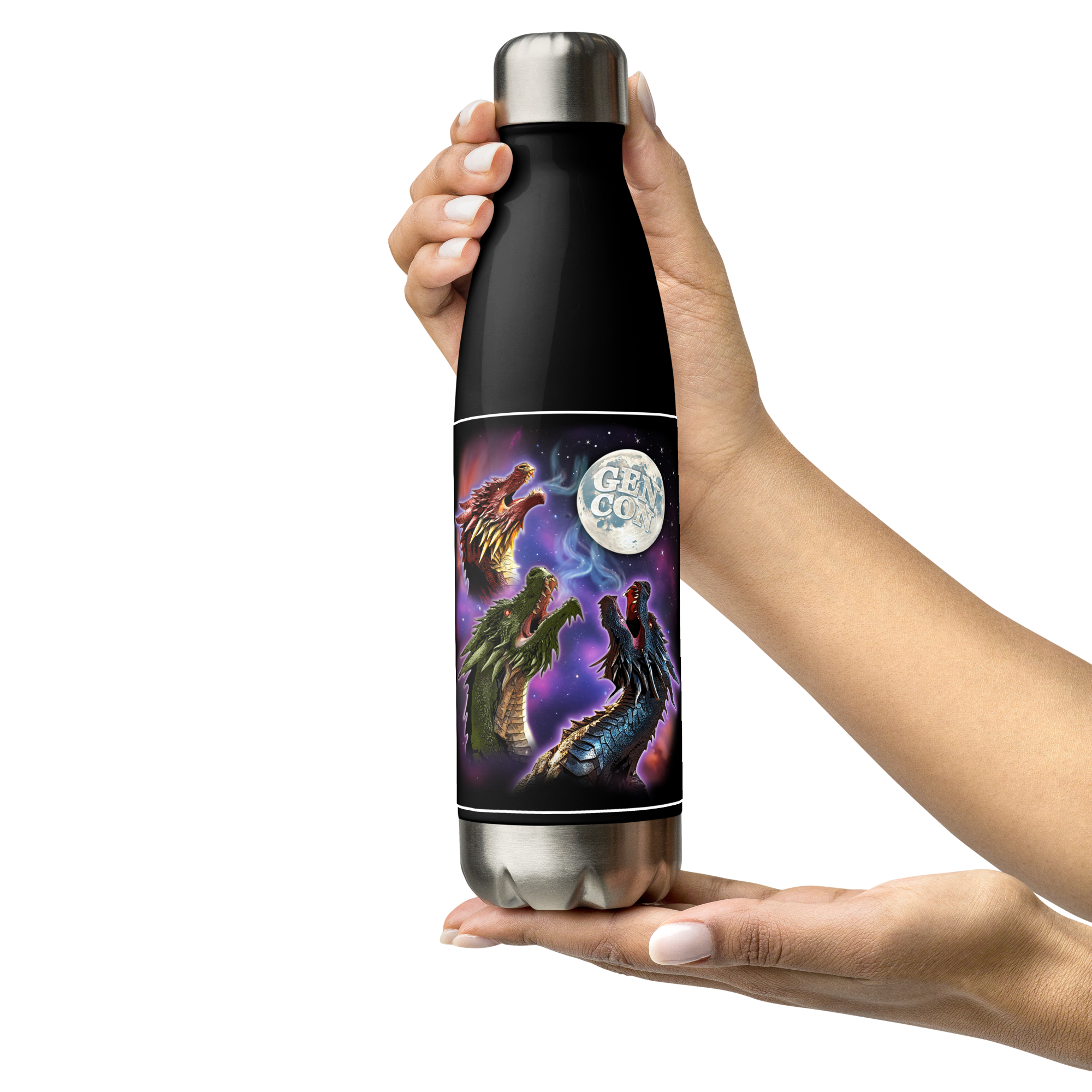 Gen Con Three Dragon Moon Water Bottle | Rollacrit