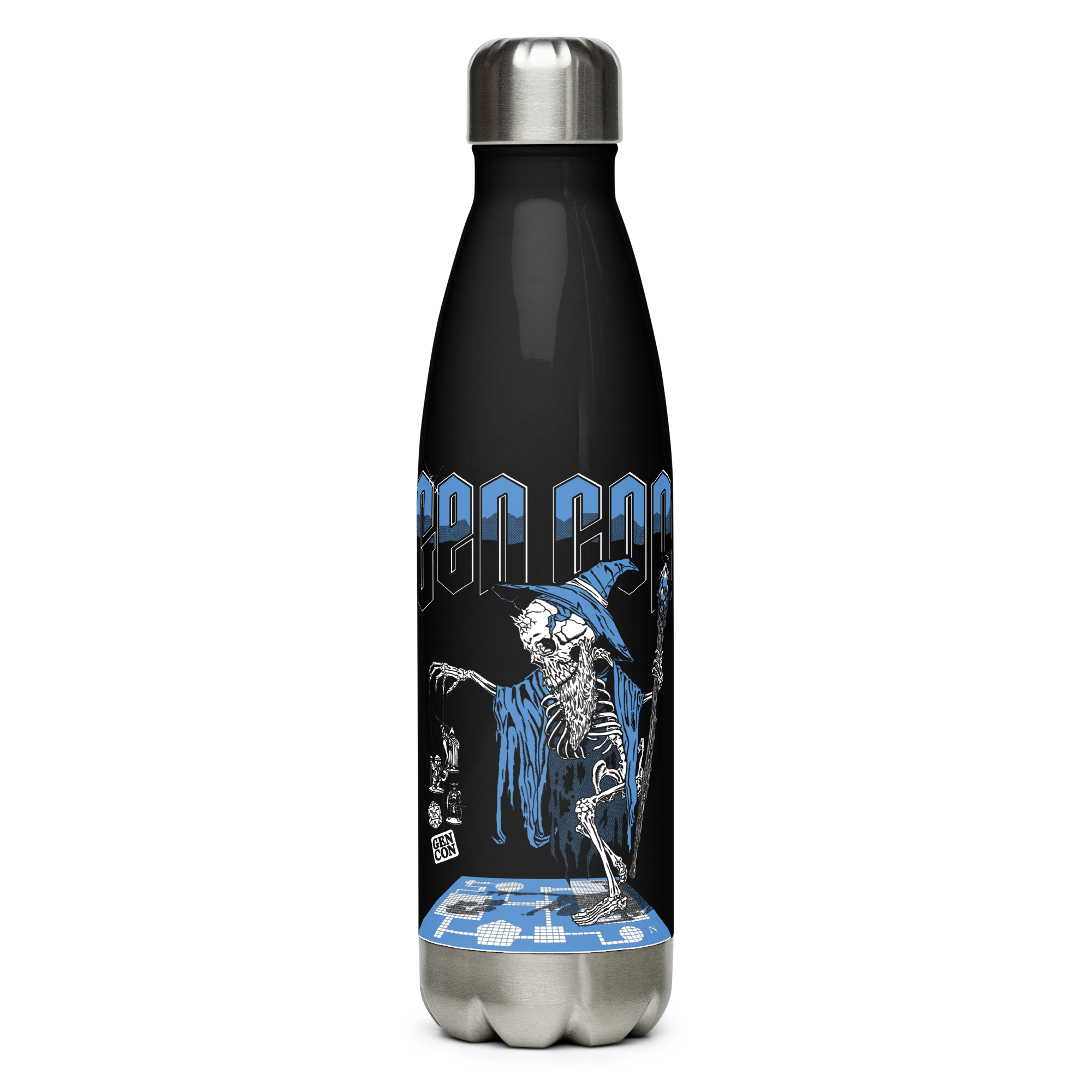 Gen Con Puppet Master Wizard Stainless Steel Water Bottle | Rollacrit
