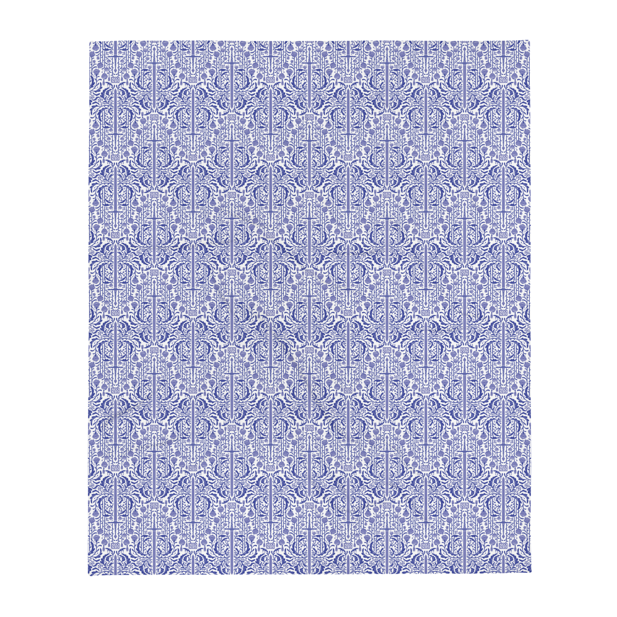 Gen Con Floral Sword Pattern Blanket | Rollacrit