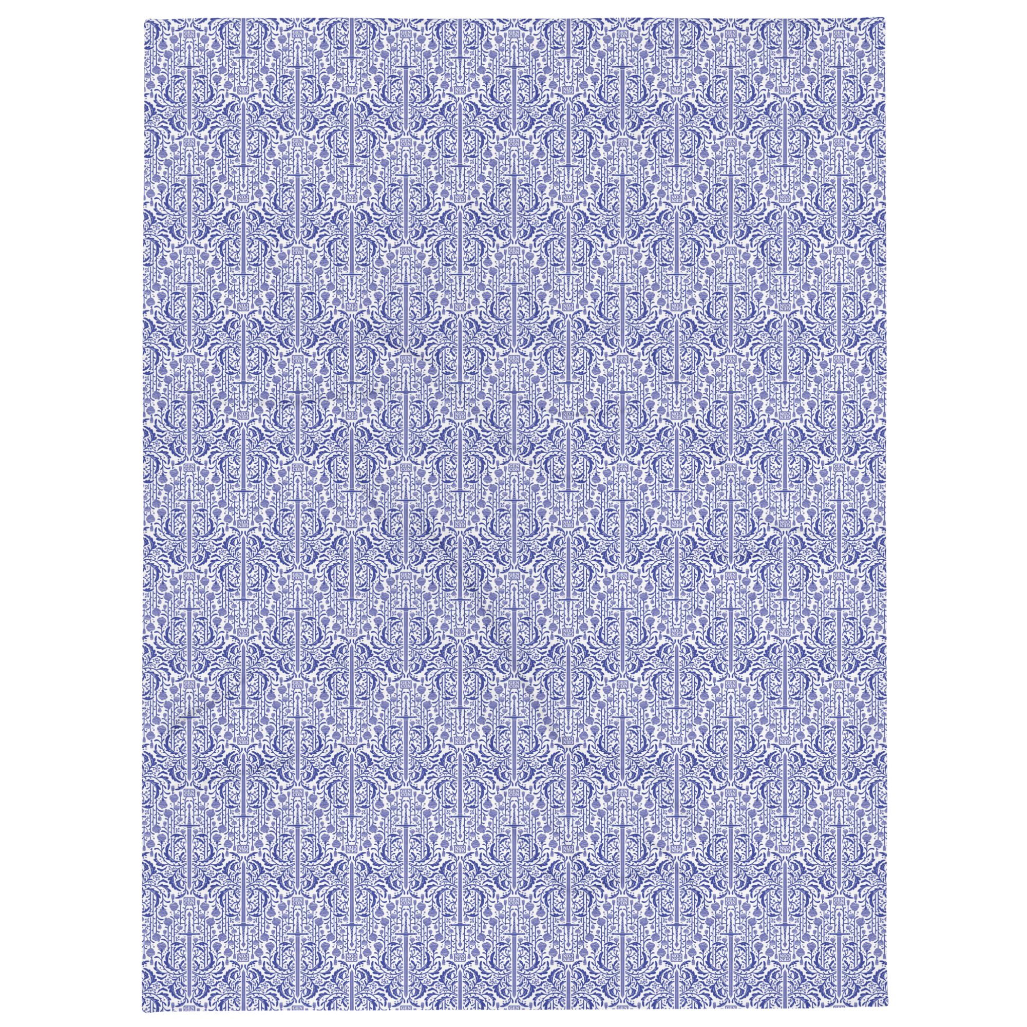 Gen Con Floral Sword Pattern Blanket | Rollacrit