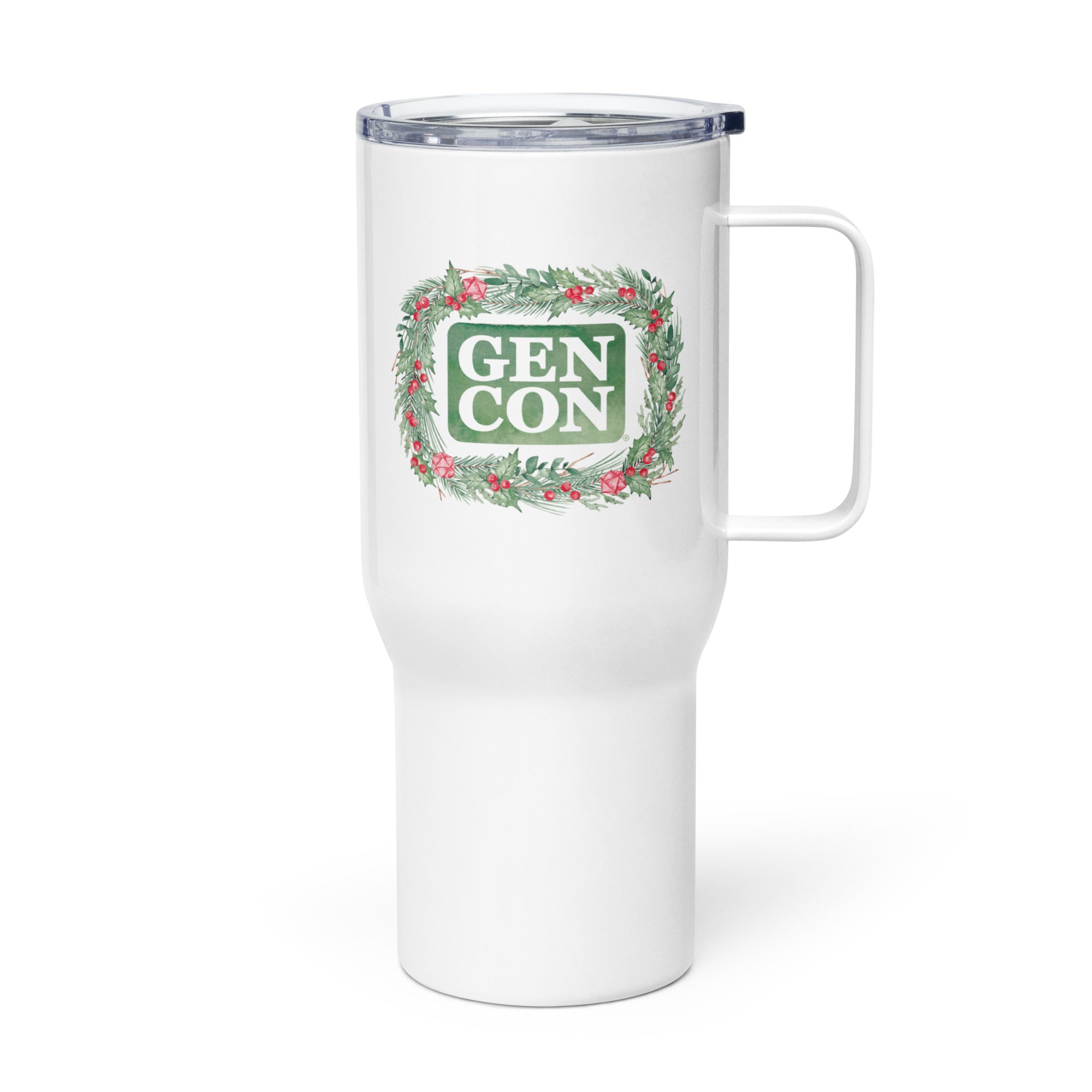 Gen Con Holiday Wreath Travel Mug | Rollacrit