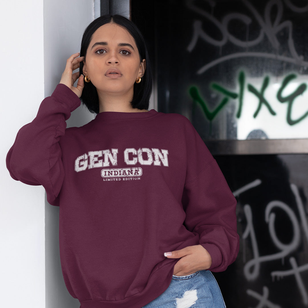Distressed Gen Con University 2025 Sweatshirt | Rollacrit
