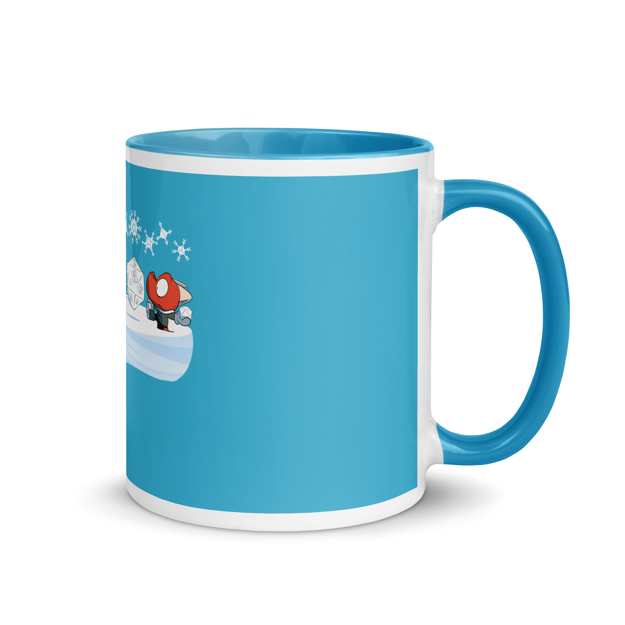 Gen Con Kobold Snowball Fight Blue Mug | Rollacrit