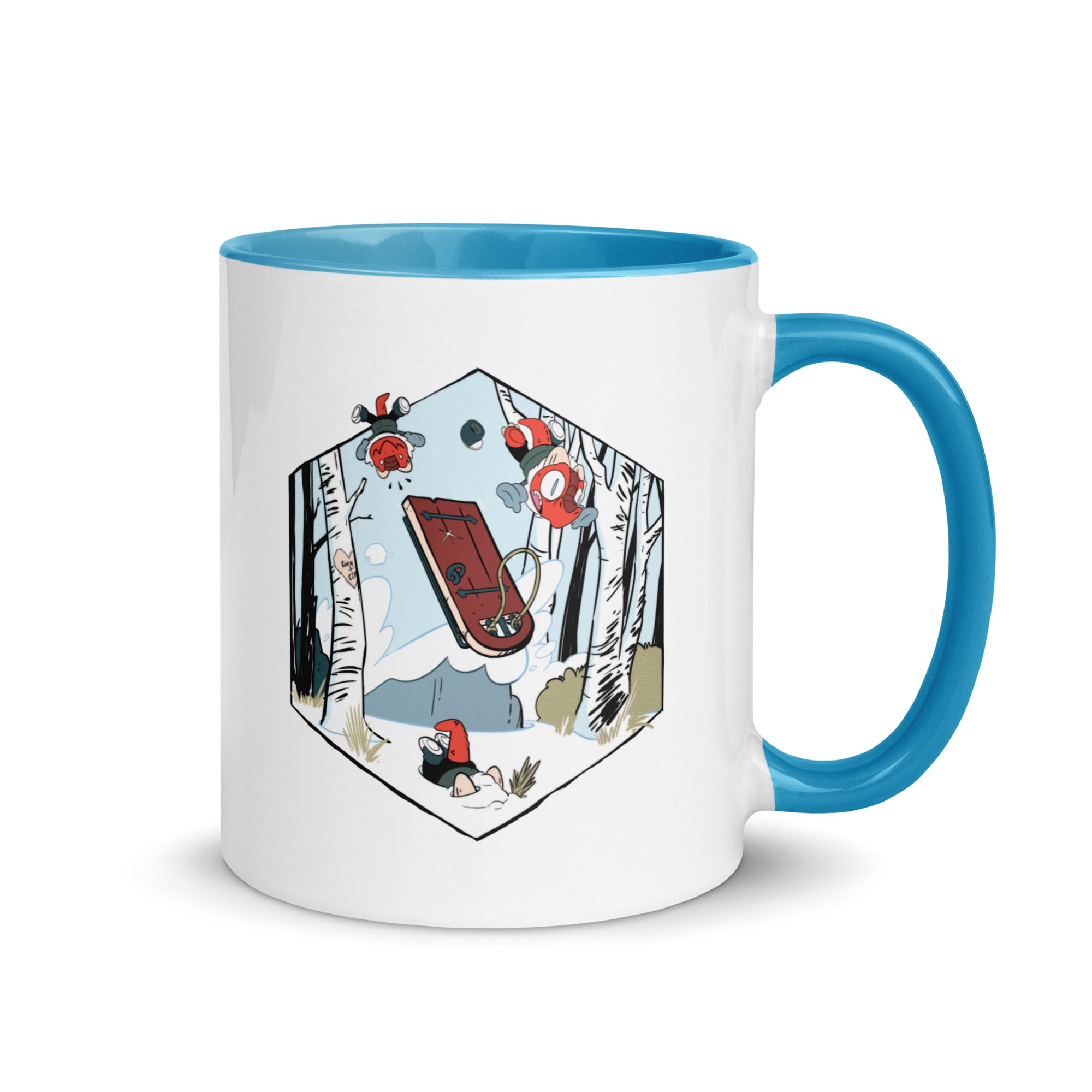 Blue Gen Con Kobolds Sledding Mug | Rollacrit