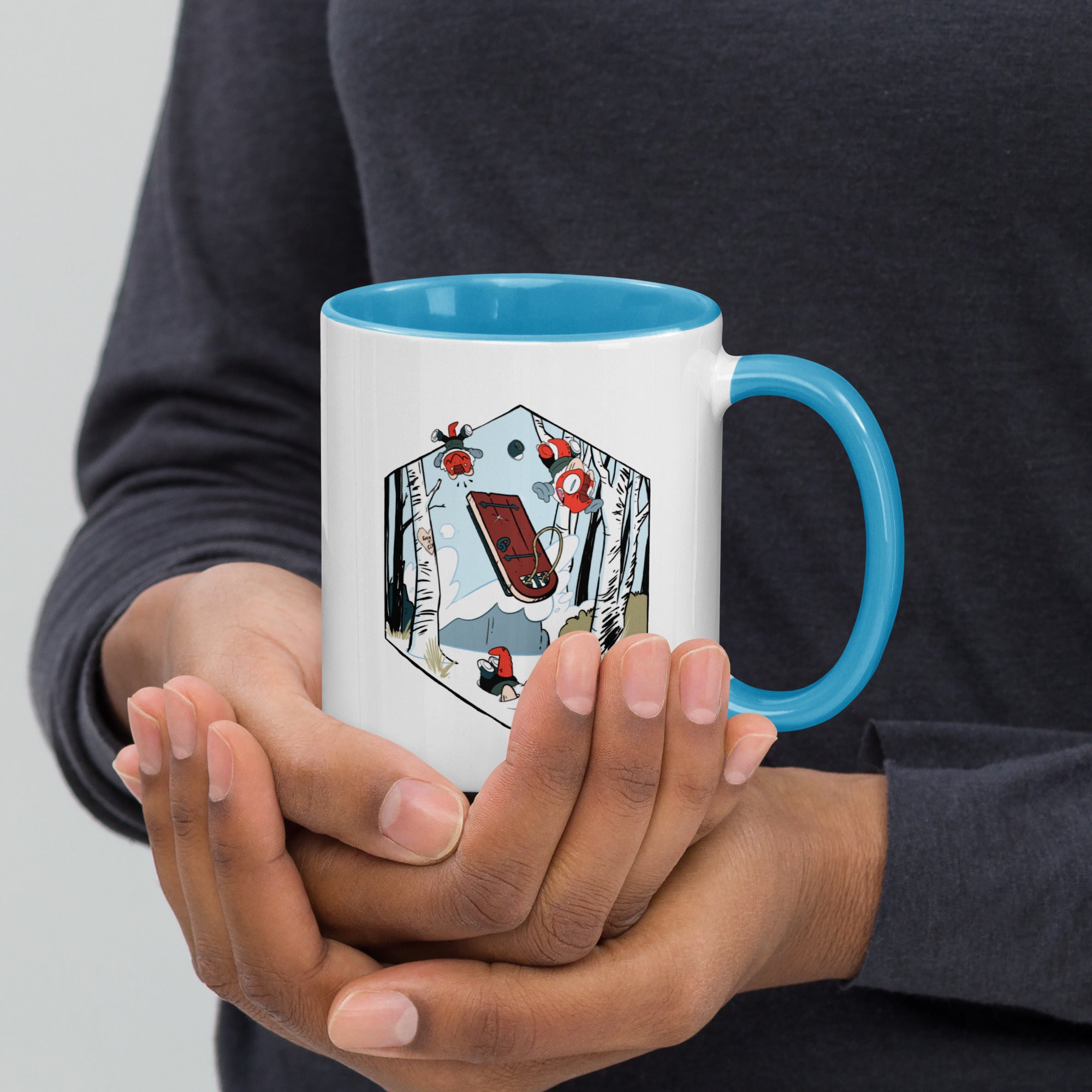 Blue Gen Con Kobolds Sledding Mug | Rollacrit