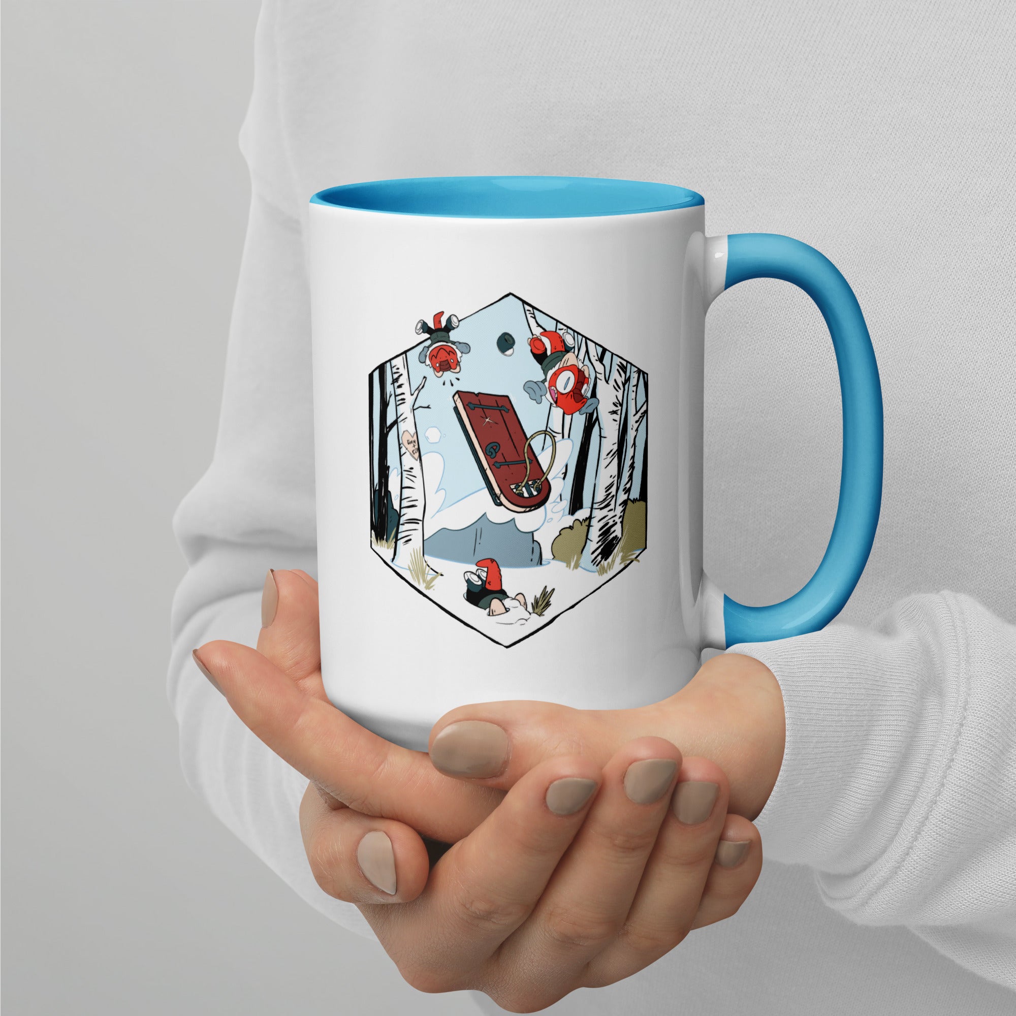 Blue Gen Con Kobolds Sledding Mug | Rollacrit