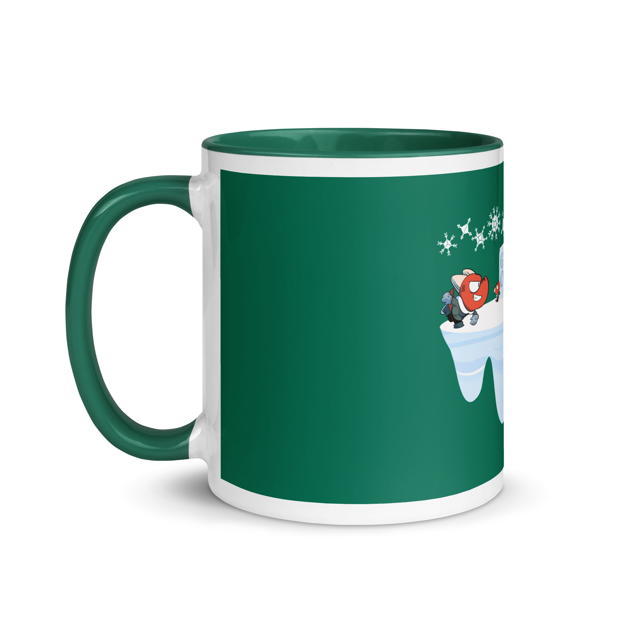 Gen Con Kobold Snowball Fight Green Mug | Rollacrit